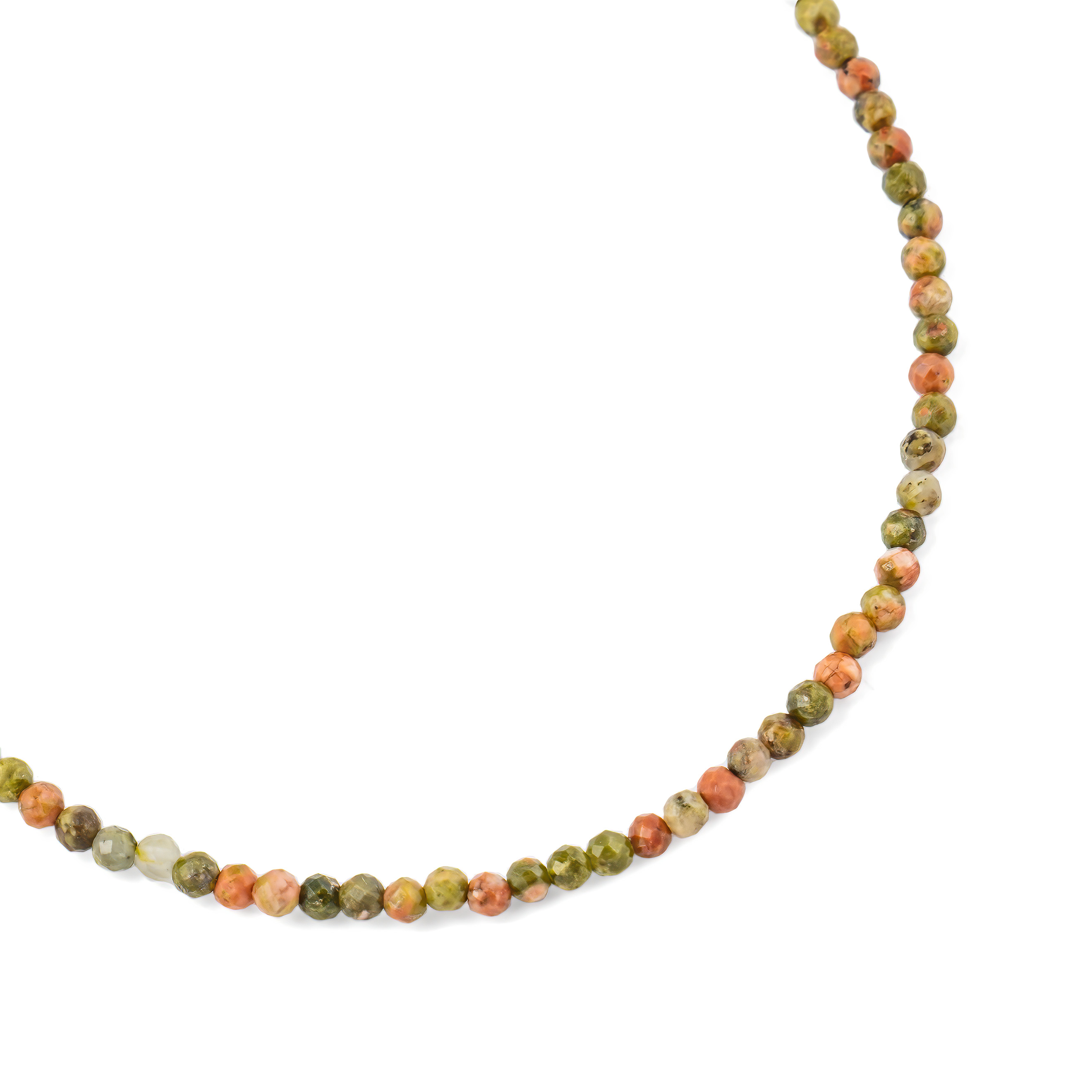 Bracelet made of jasper and silver