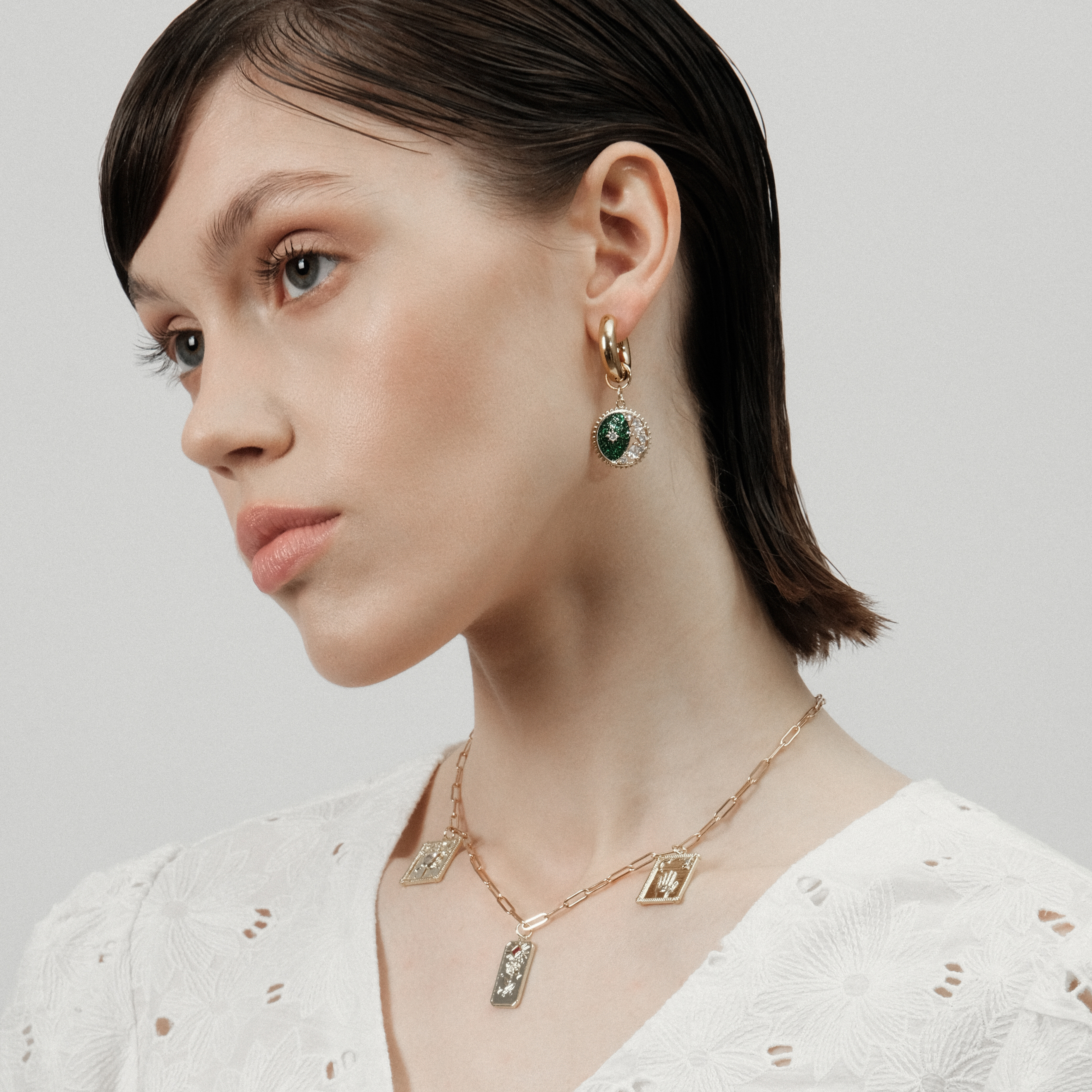 Necklace-chain with pendants