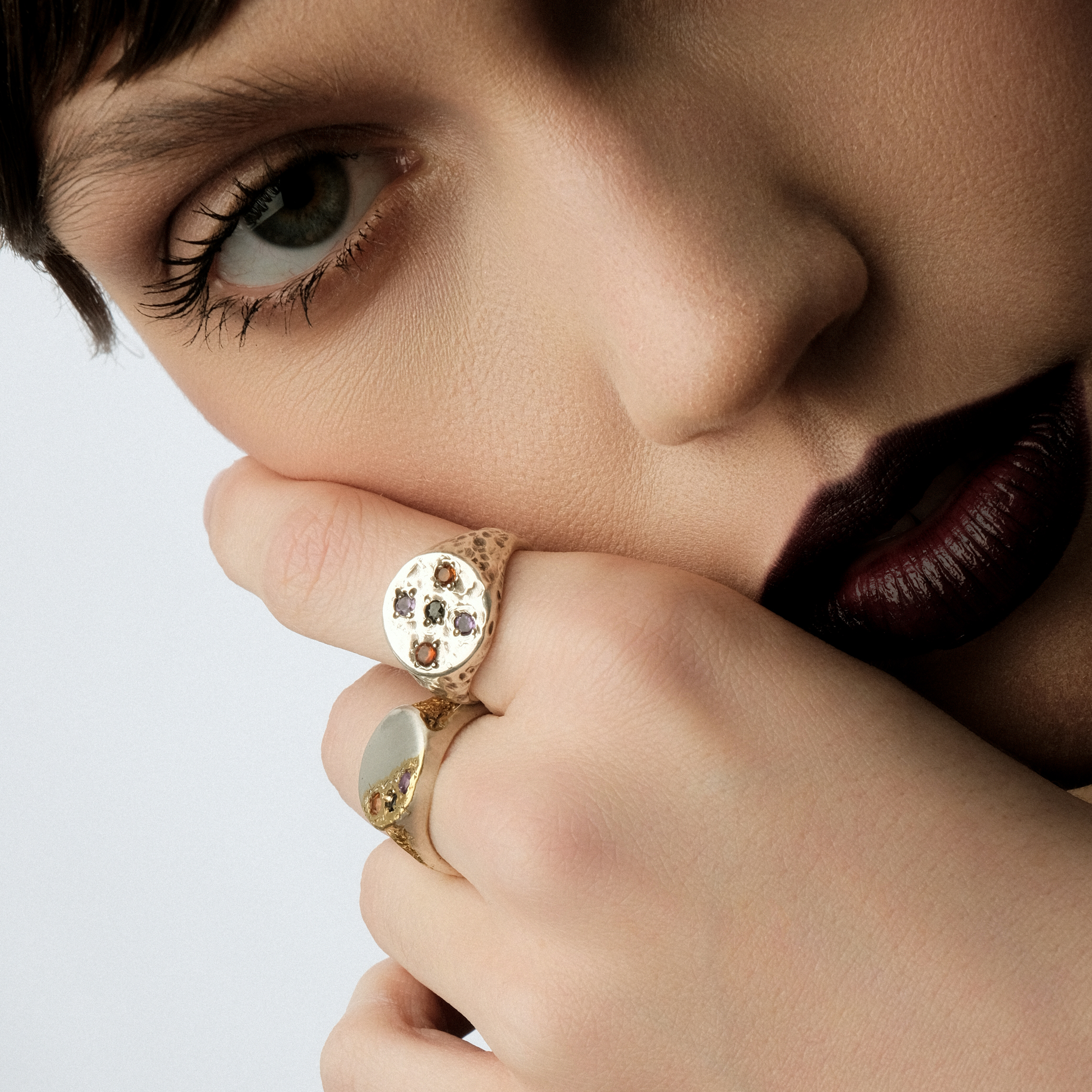 Кольцо из серебра LUXE AREA RING