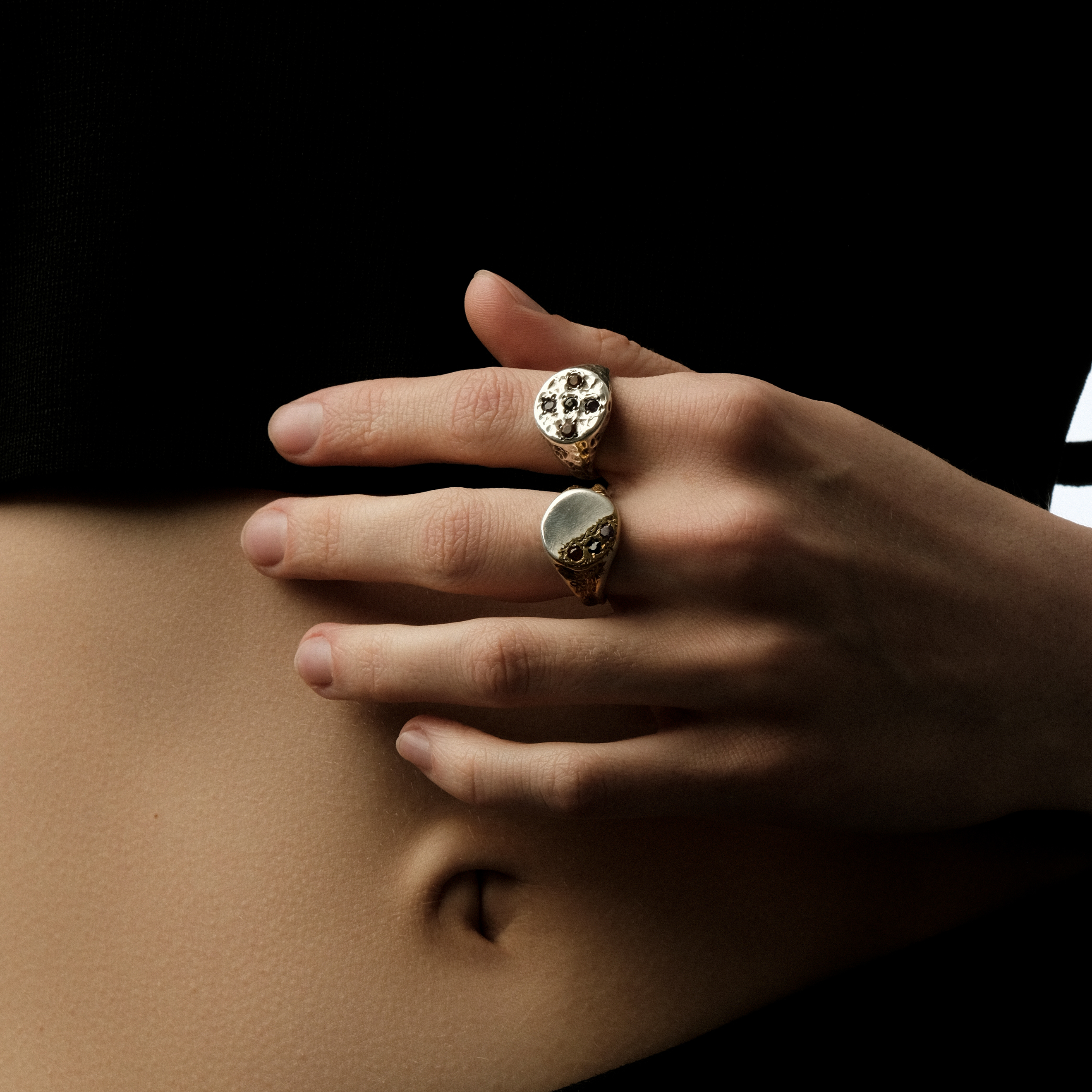 Кольцо из серебра LUXE AREA RING