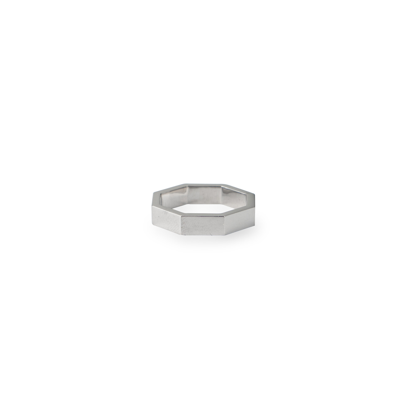 mates обручальное кольцо с пятью бриллиантами Mates Обручальное шестиугольное кольцо из белого золота