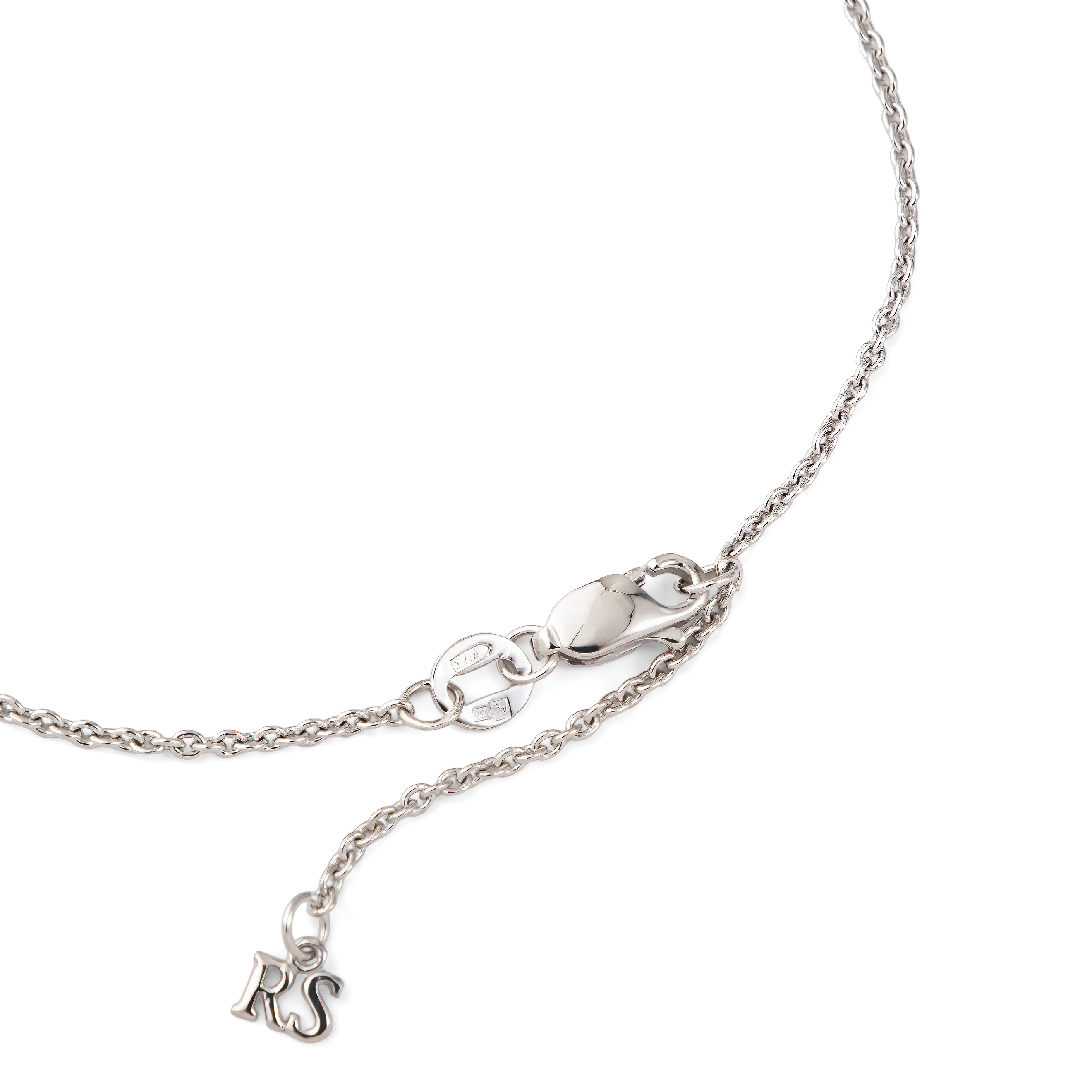 White gold bracelet with ruby and diamonds NIGHTSHADE