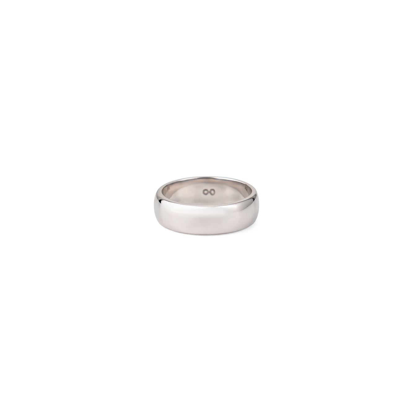 Avgvst Фламандское среднее кольцо из белого золота avgvst кольцо 1 2 с белой эмалью из белого золота