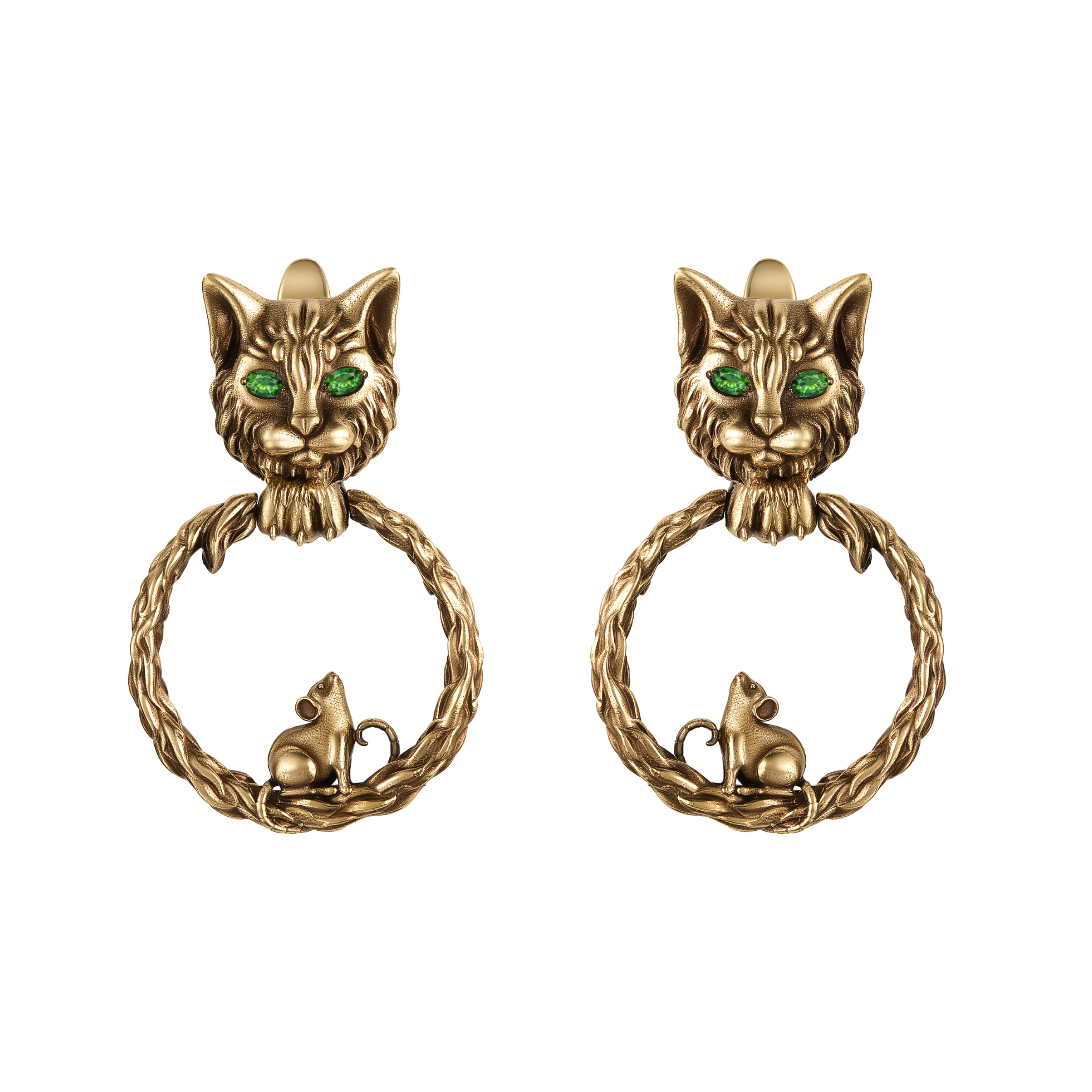 Акцентные серьги Fiore di Firenze Серьги GATTO E TOPO