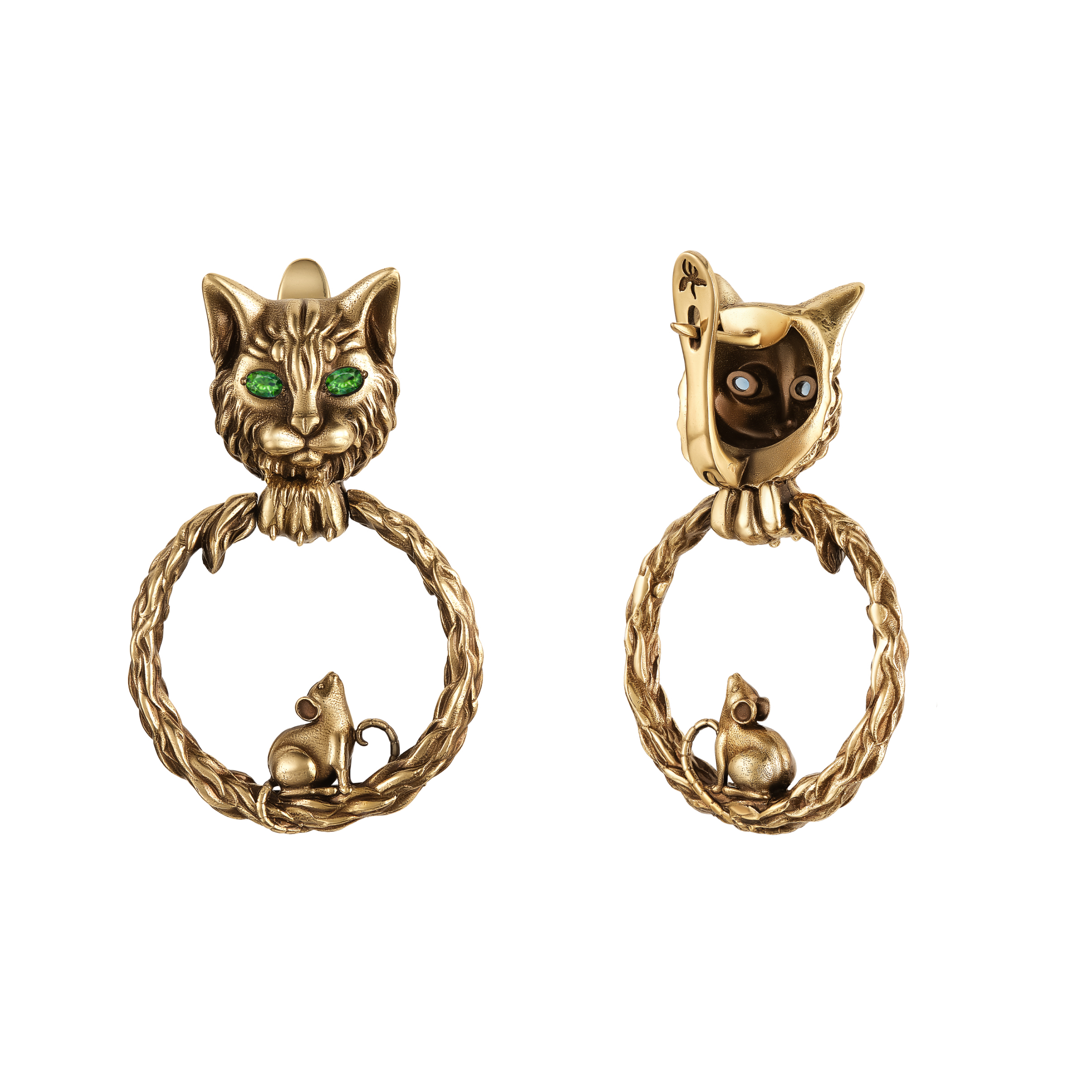 Серьги GATTO E TOPO