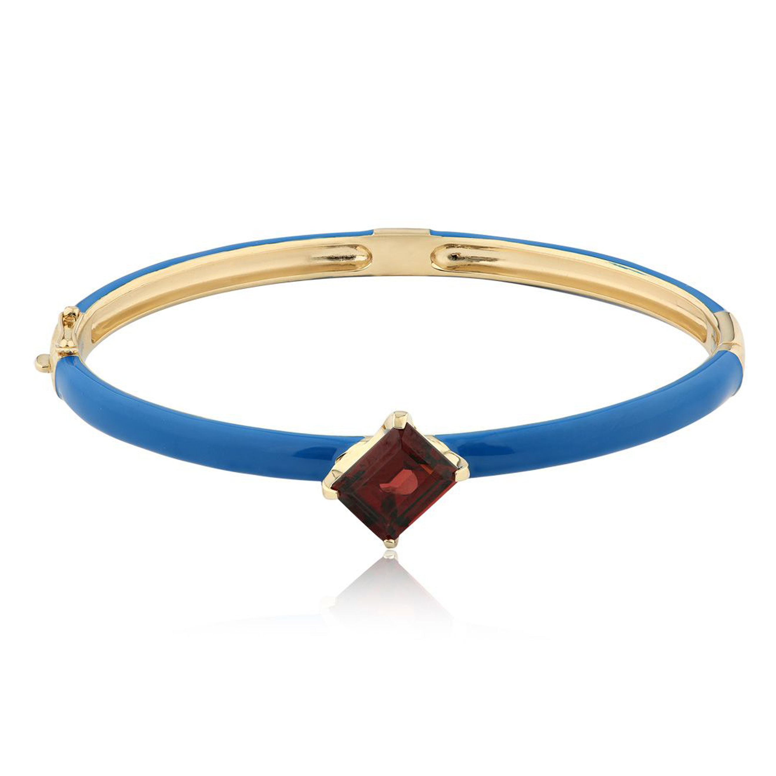 Yellow gold bracelet with CANDY garnet