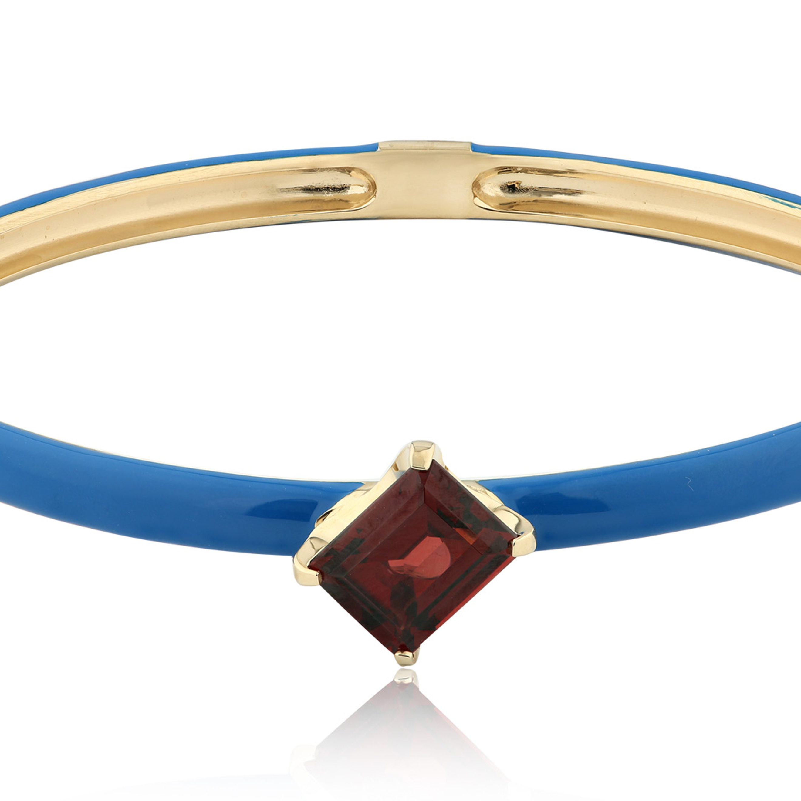 Yellow gold bracelet with CANDY garnet