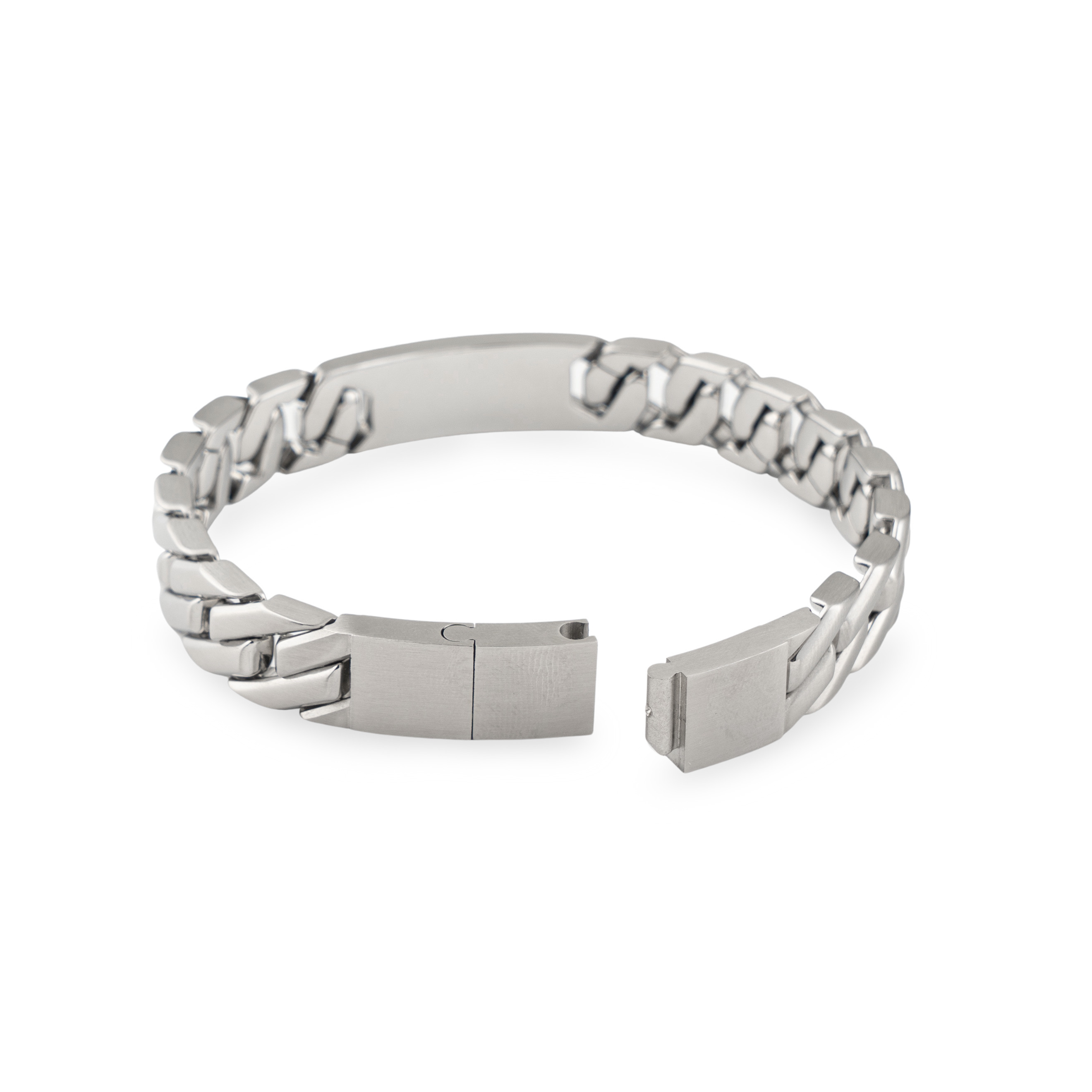 Серебристый браслет Emporio Armani