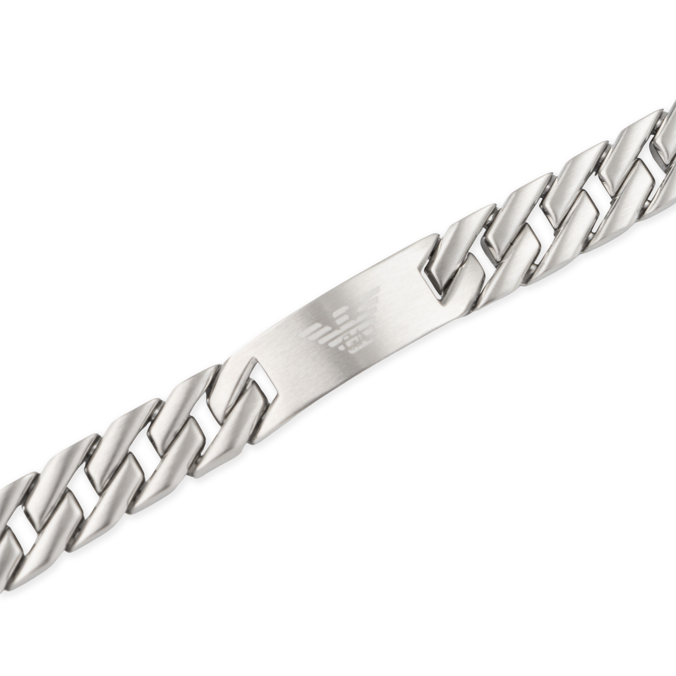 Серебристый браслет Emporio Armani
