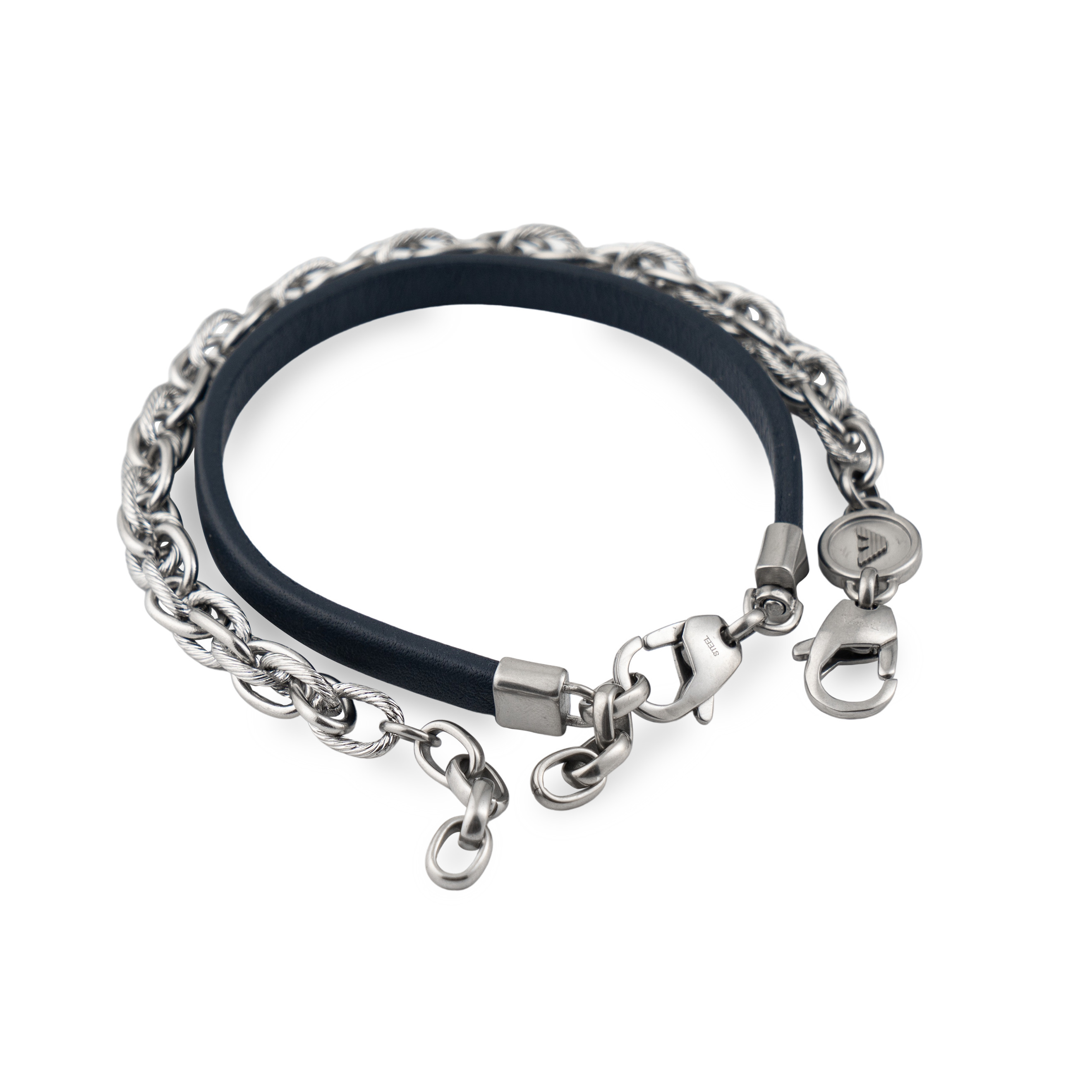 A set of two Emporio Armani bracelets
