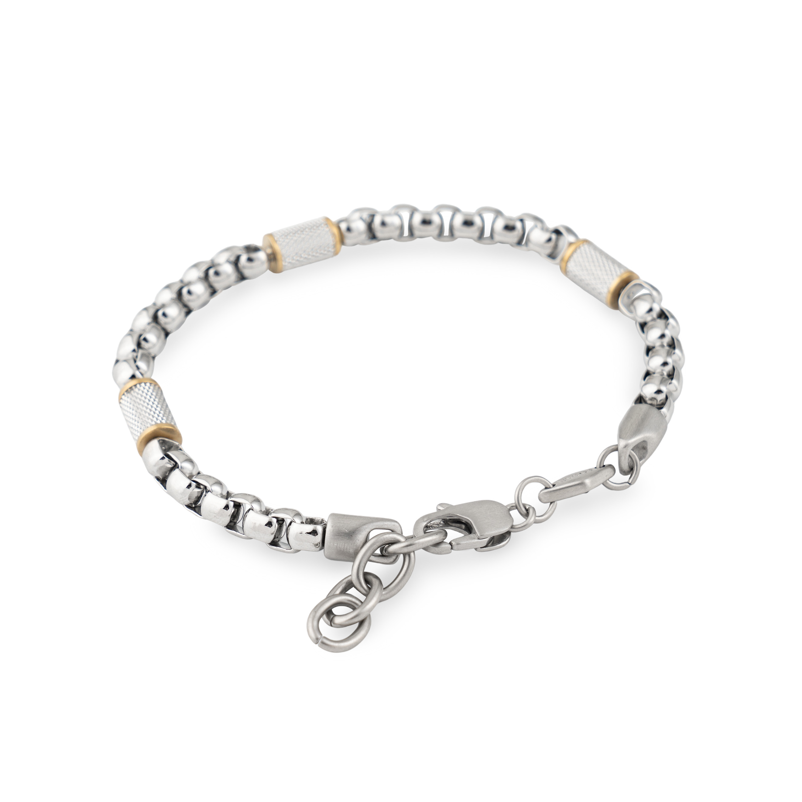 Серебристый браслет-цепь Fossil