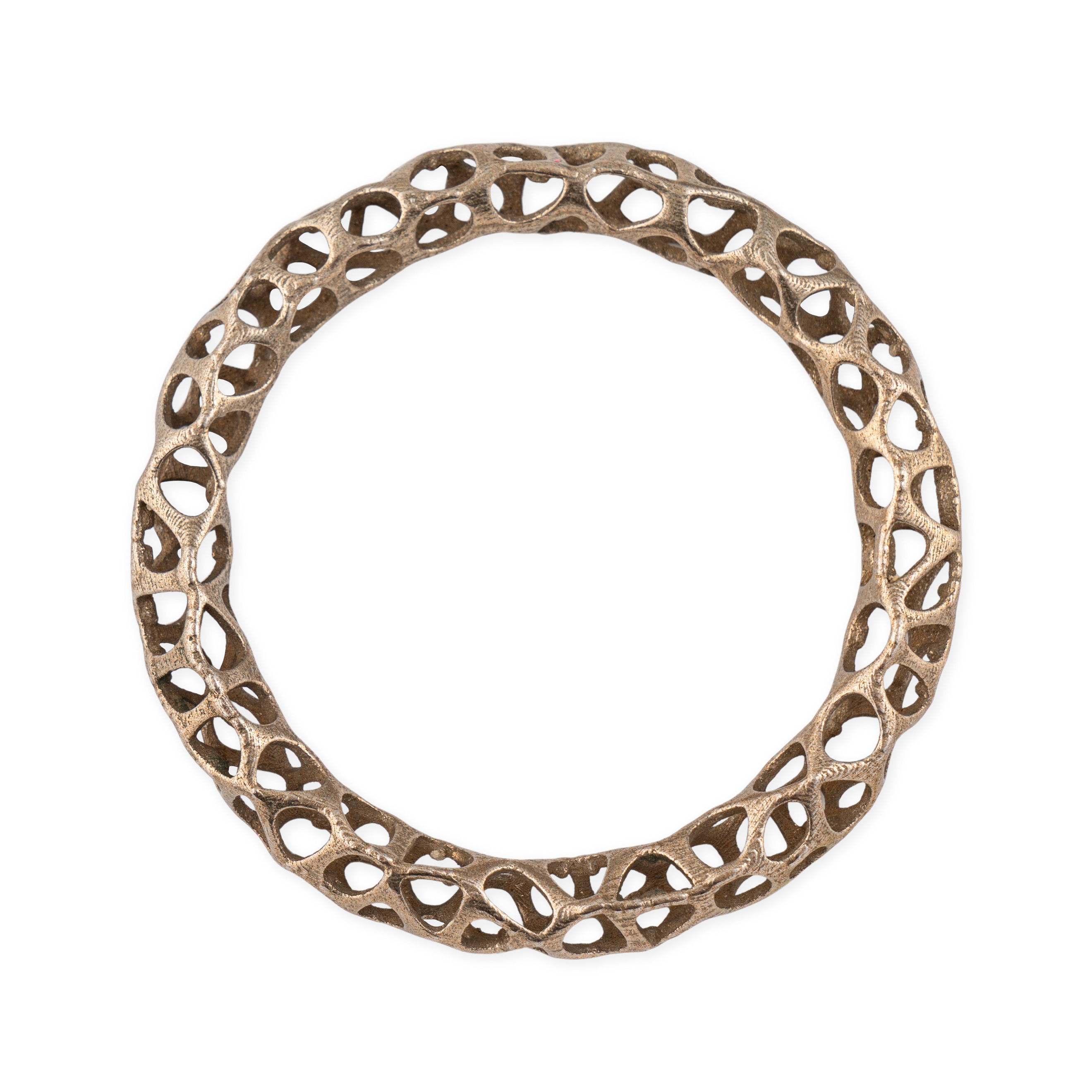 Voronoi bracelet made of steel