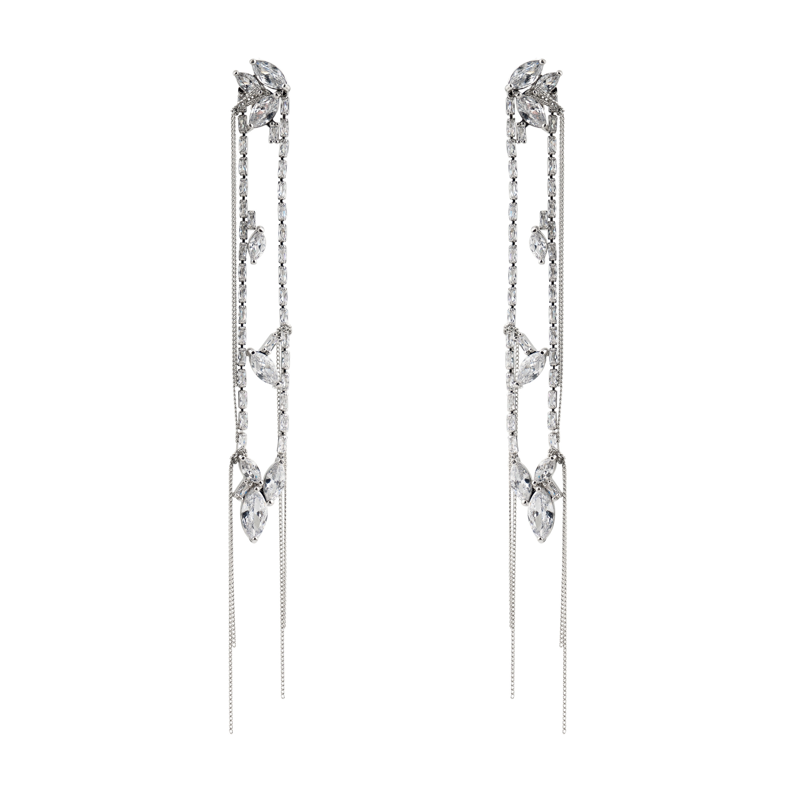 Длинные серьги Caviar Jewellery Длинные серьги CRUSH