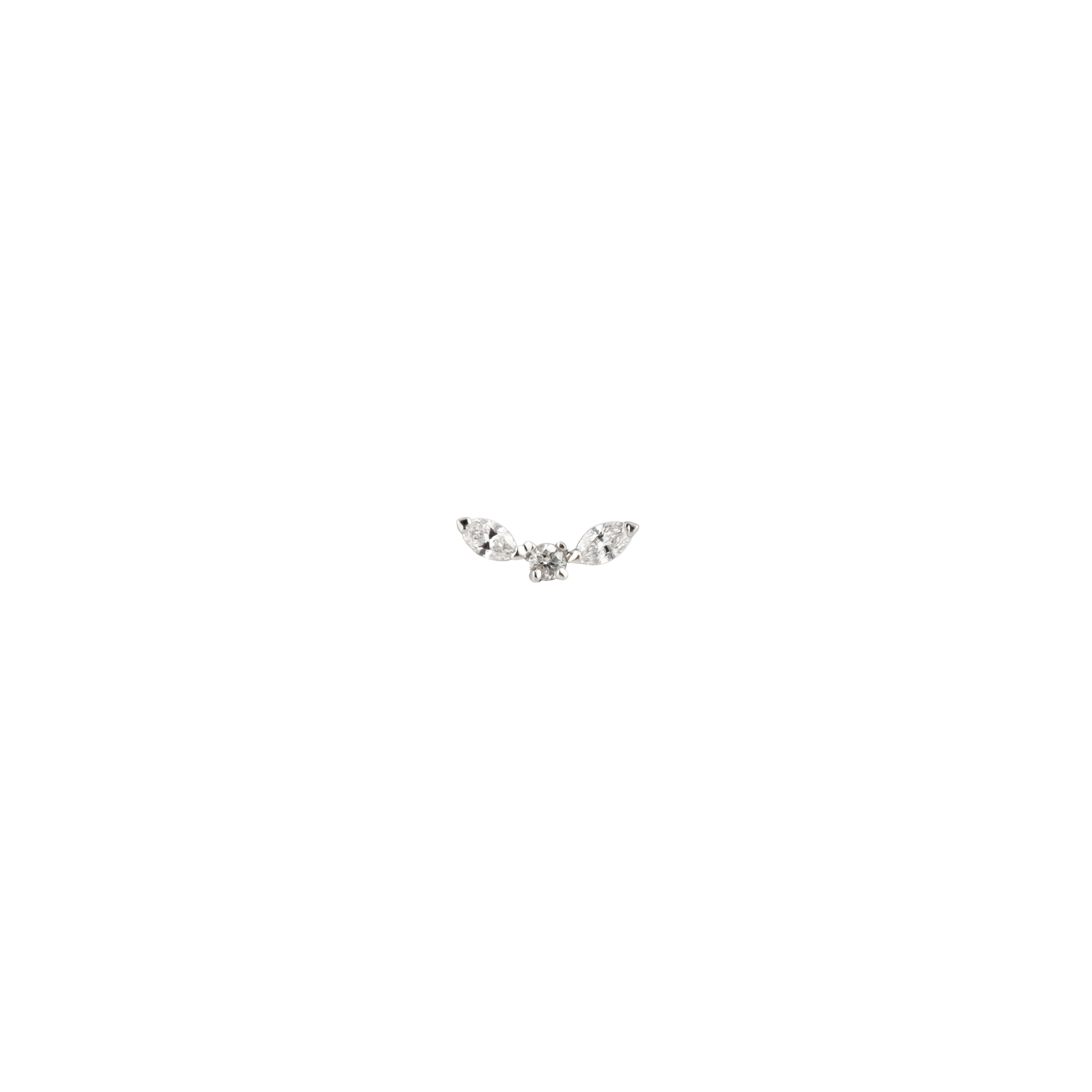 Piercing-helix Petal made of gold