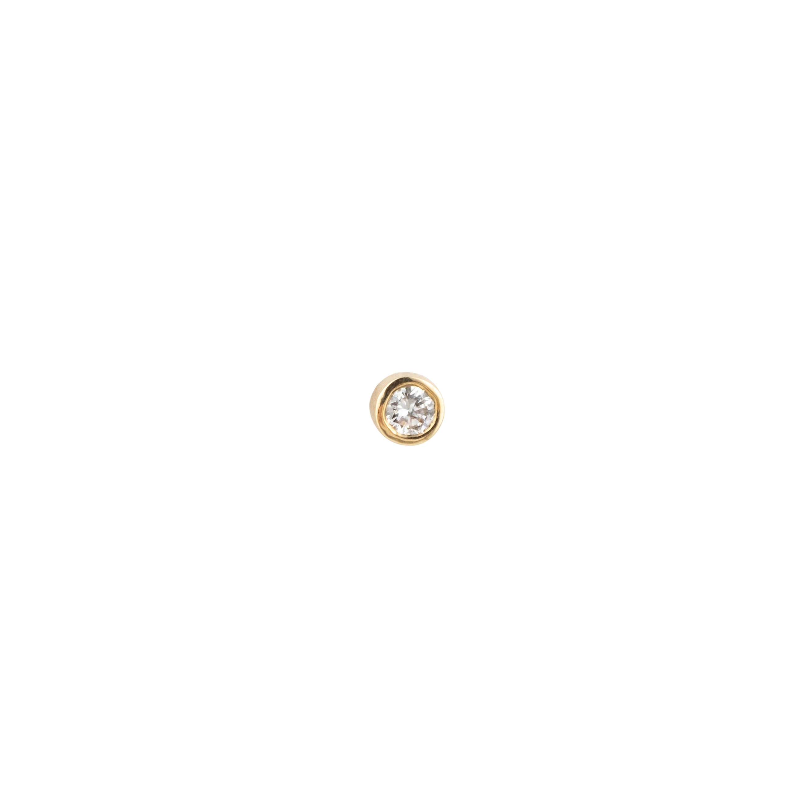 Piercing-helix Circle with a diamond of 3 mm