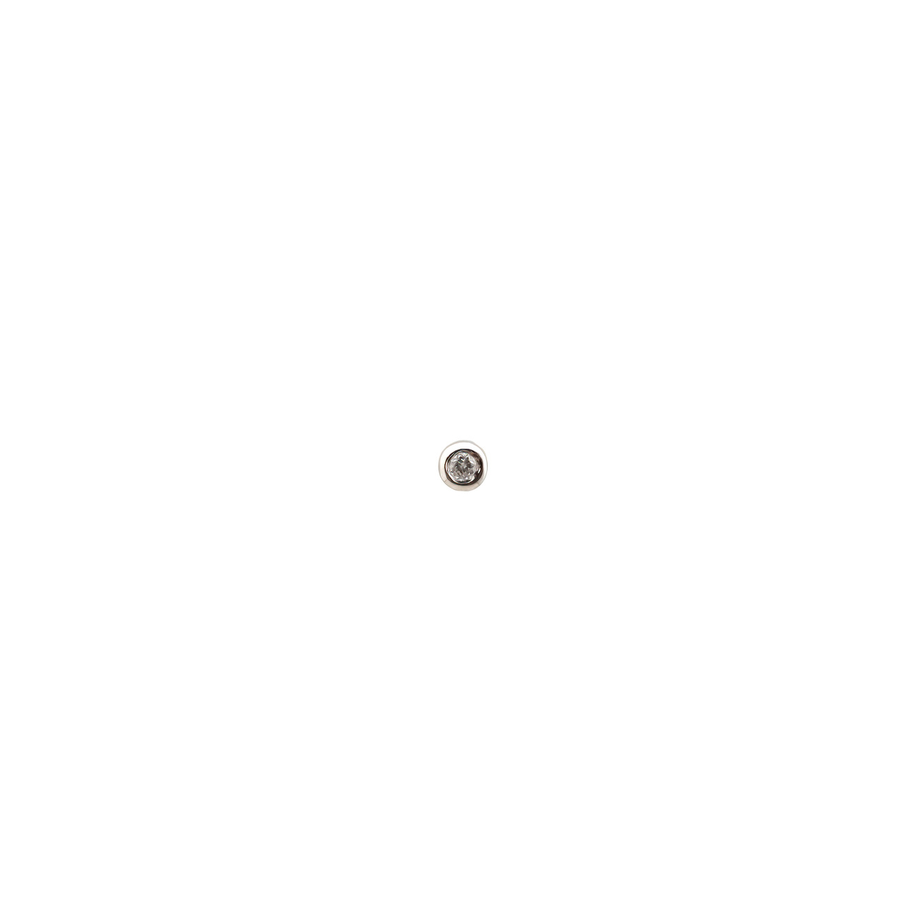 GreenDiamonds Пирсинг-хеликс из золота круг с бриллиантом 2,5 мм