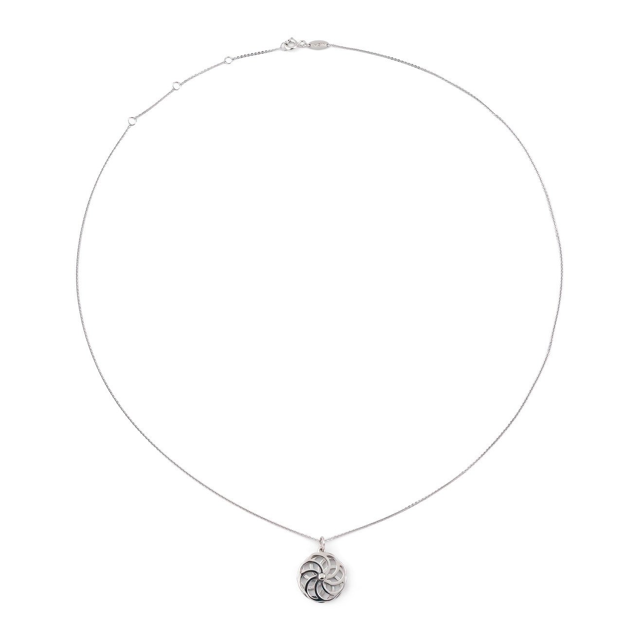 цена LUSIN Jewelry Колье из серебра Kaleidoscop necklace