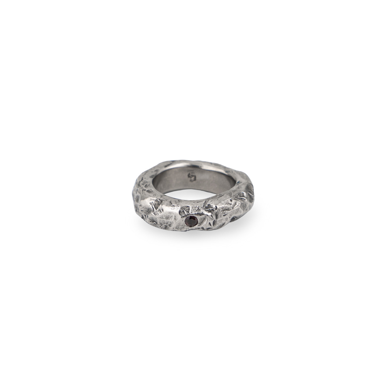 grani jewelry серебряное кольцо dip с изумрудом Grani Jewelry Кольцо Dash с гранатом