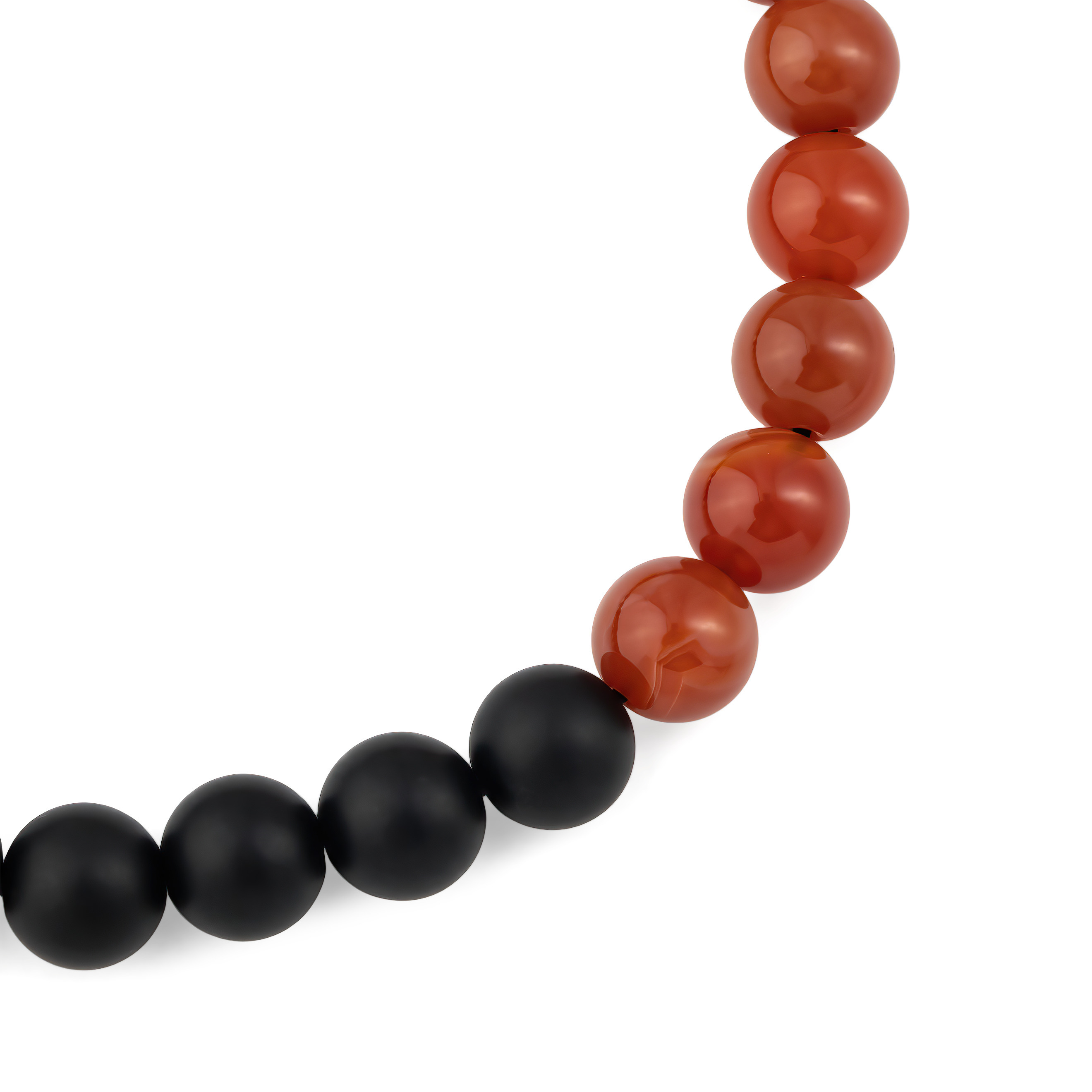 Bracelet made of agate and carnelian Ø8mm