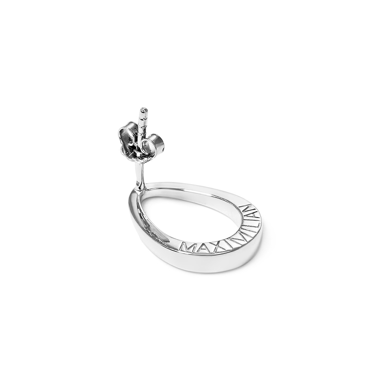 Малые серьги из серебра «Авокадо»