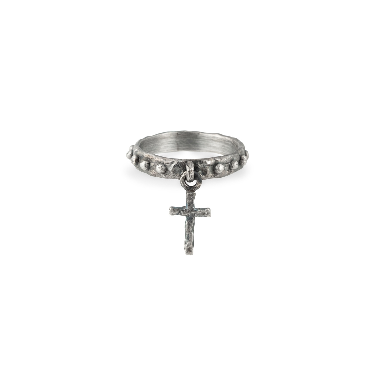 svarog sky большое кольцо с золотистым морским коньком Svarog Sky Кольцо с подвеской-крестом
