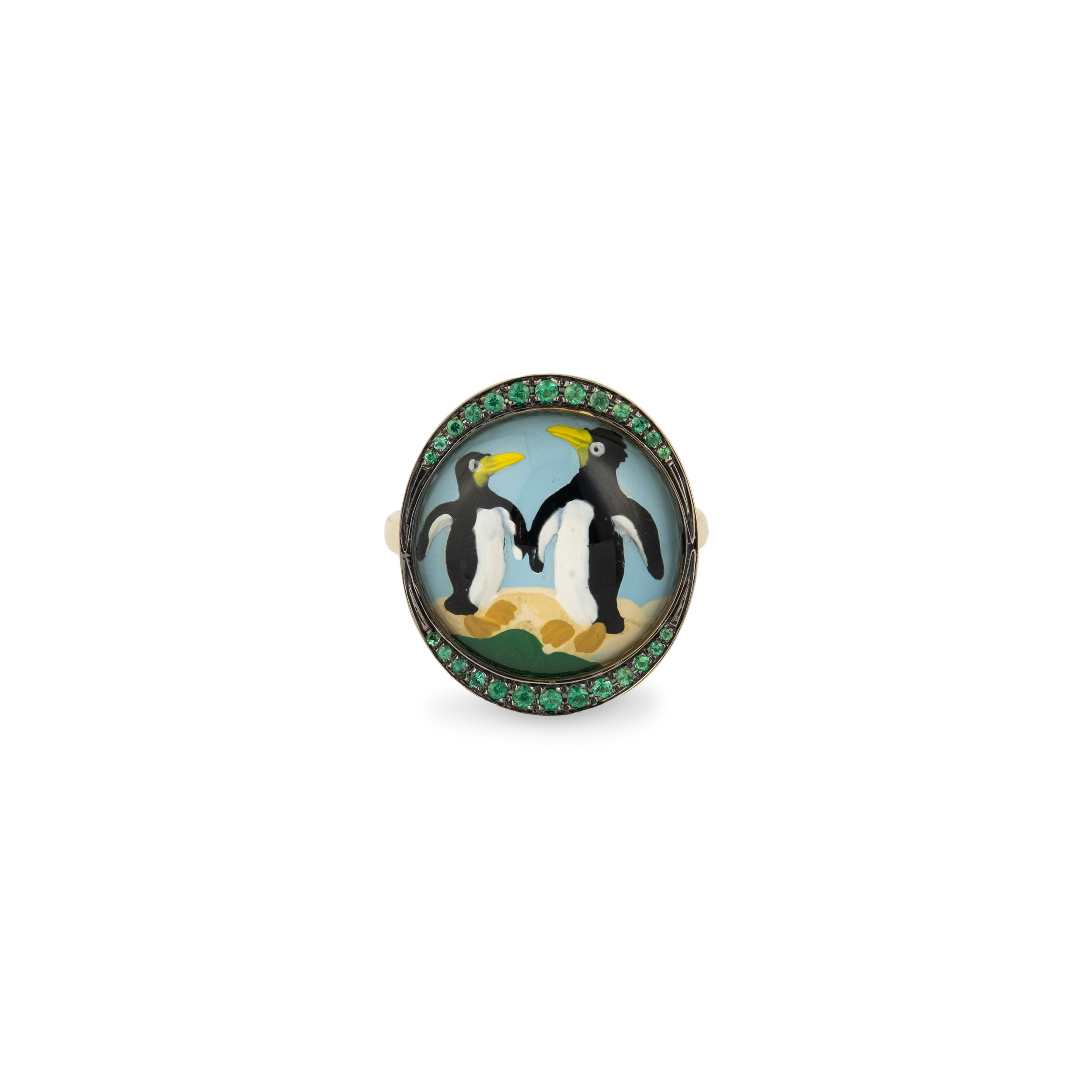 AURORA BOREALIS Gold Ring