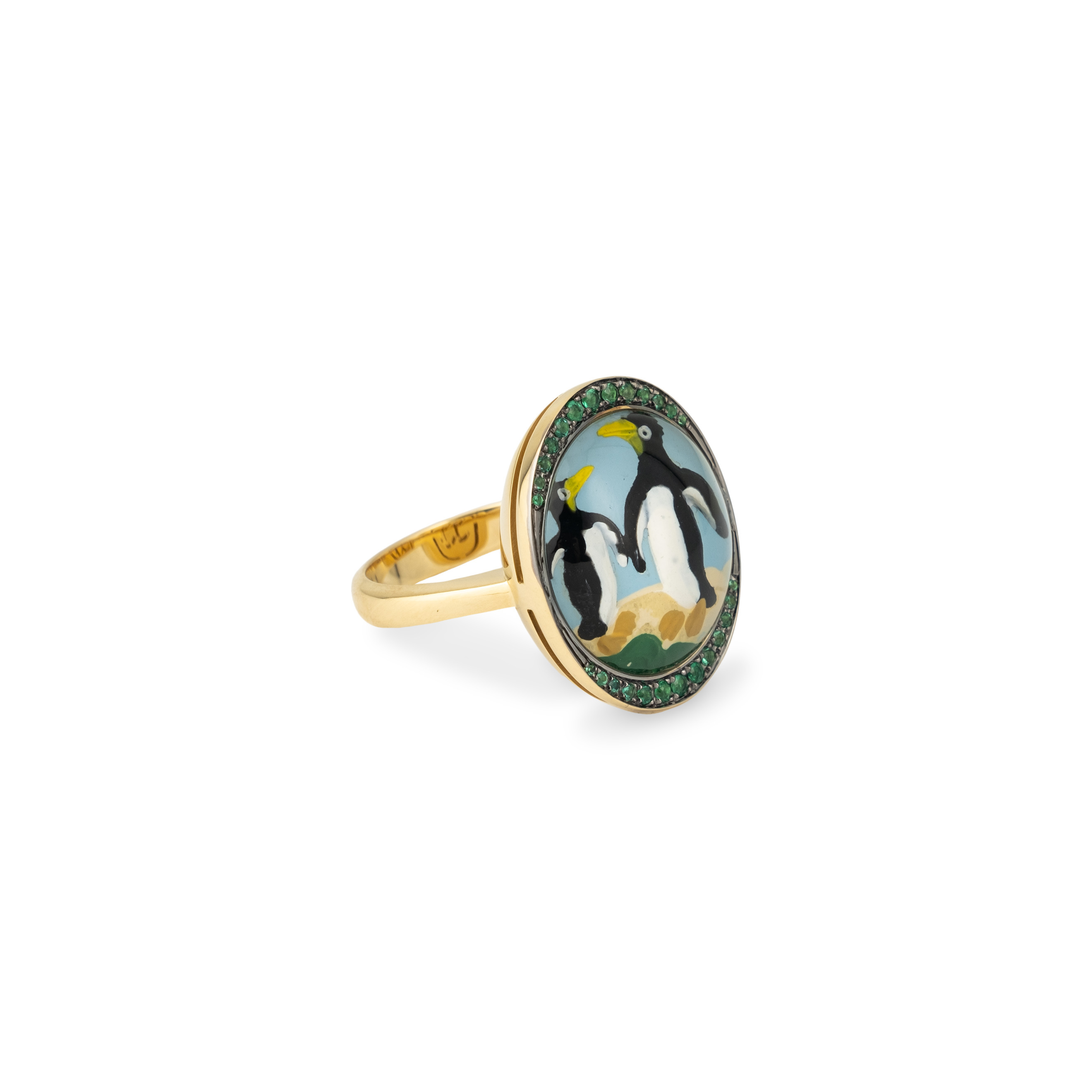 AURORA BOREALIS Gold Ring