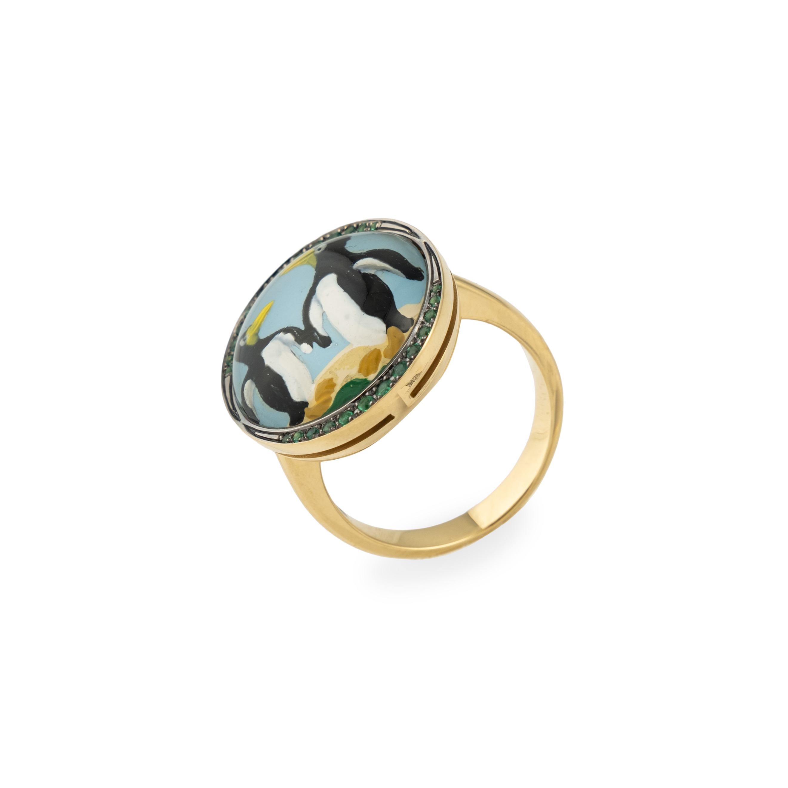 AURORA BOREALIS Gold Ring