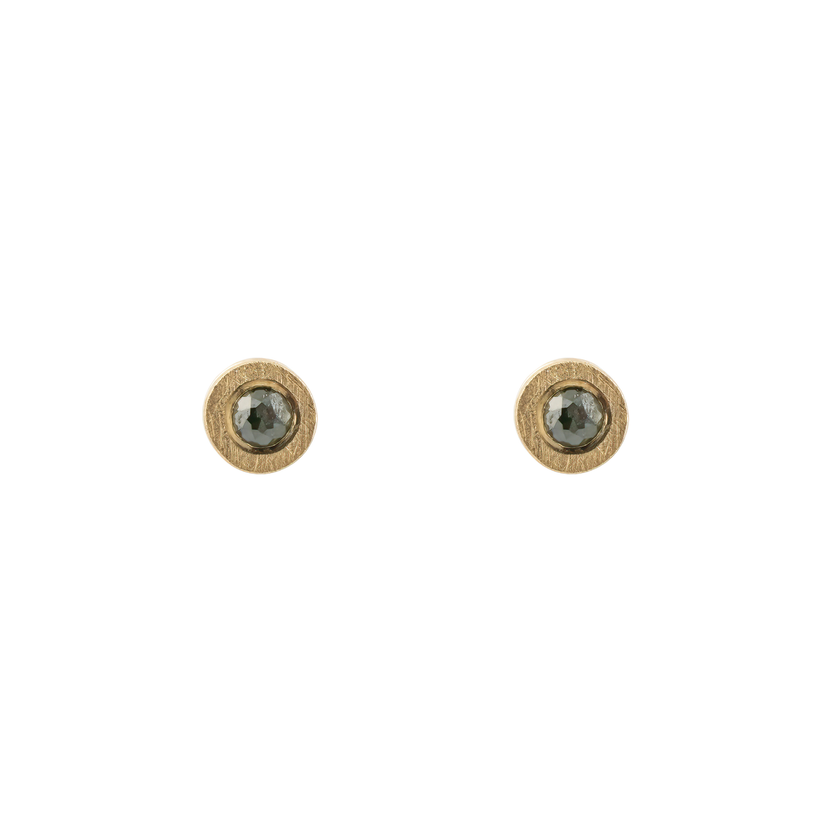 Fragile Rose earrings made of gold