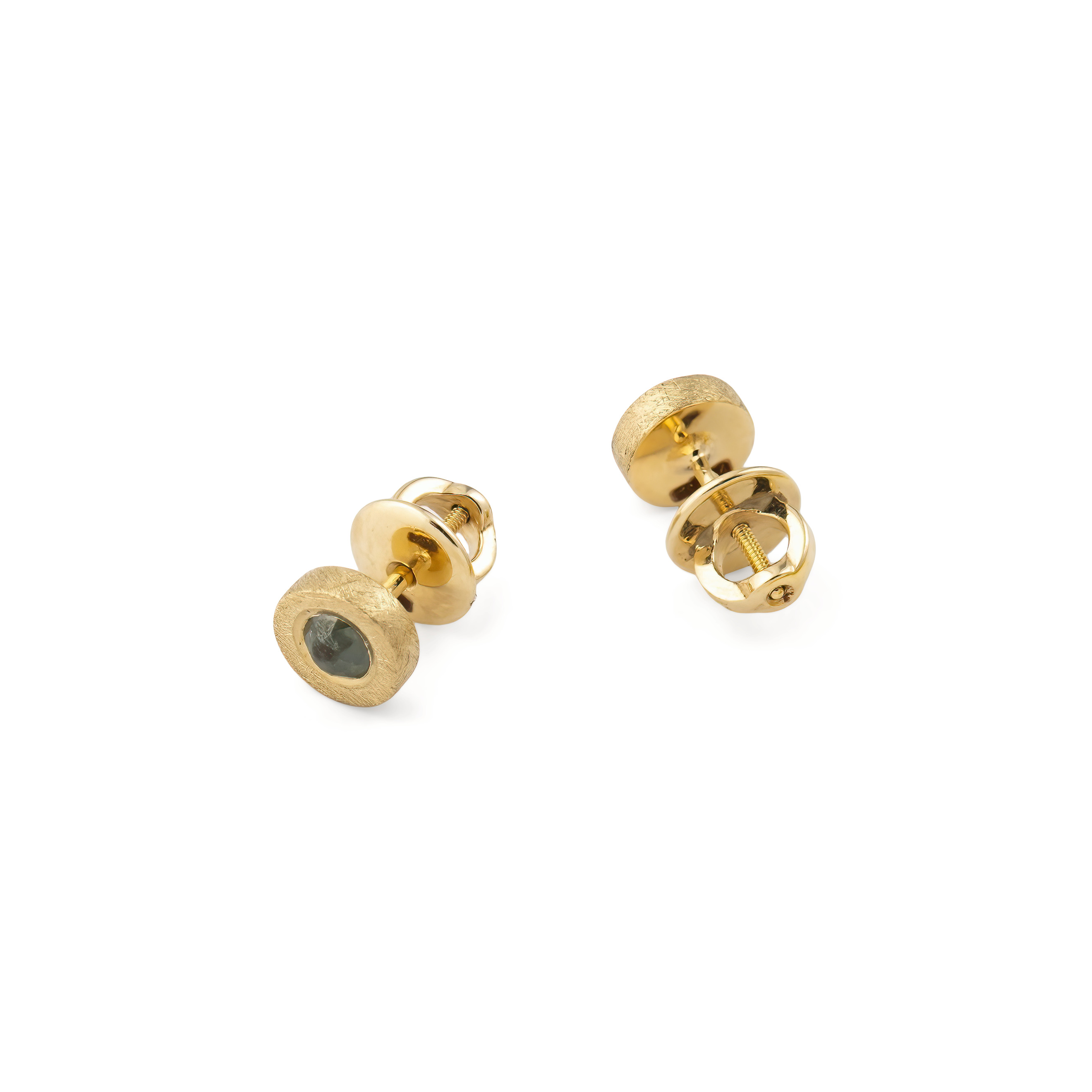 Fragile Rose earrings made of gold