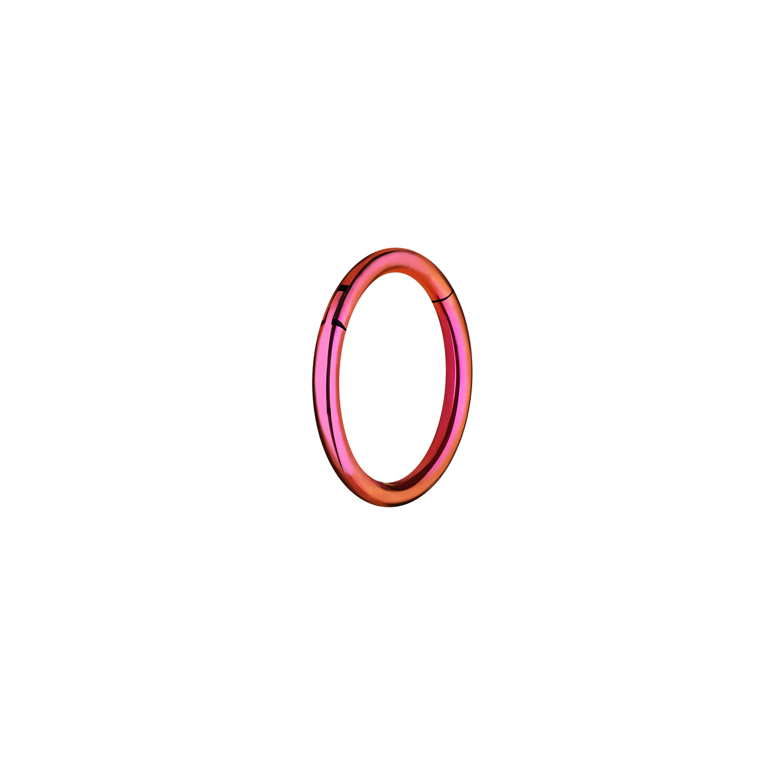 1.0mm diameter 8mm Titanium Clicker pink