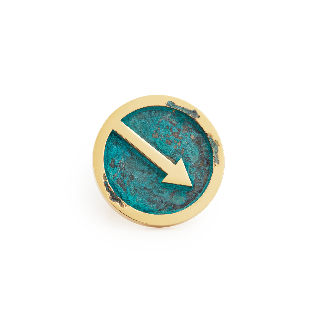 AMARIN Jewelry Позолоченное бронзовое кольцо Объезд препятствий цена и фото