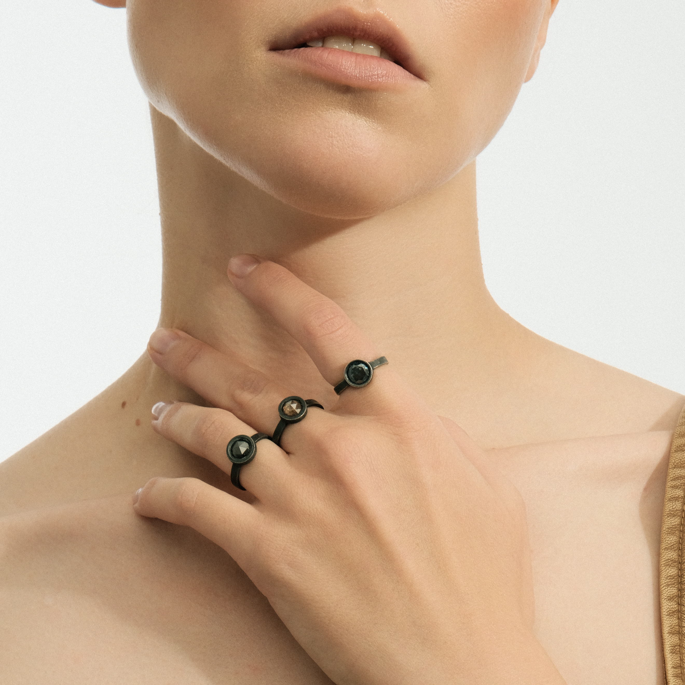 Кольцо Fragile Rose из серебра