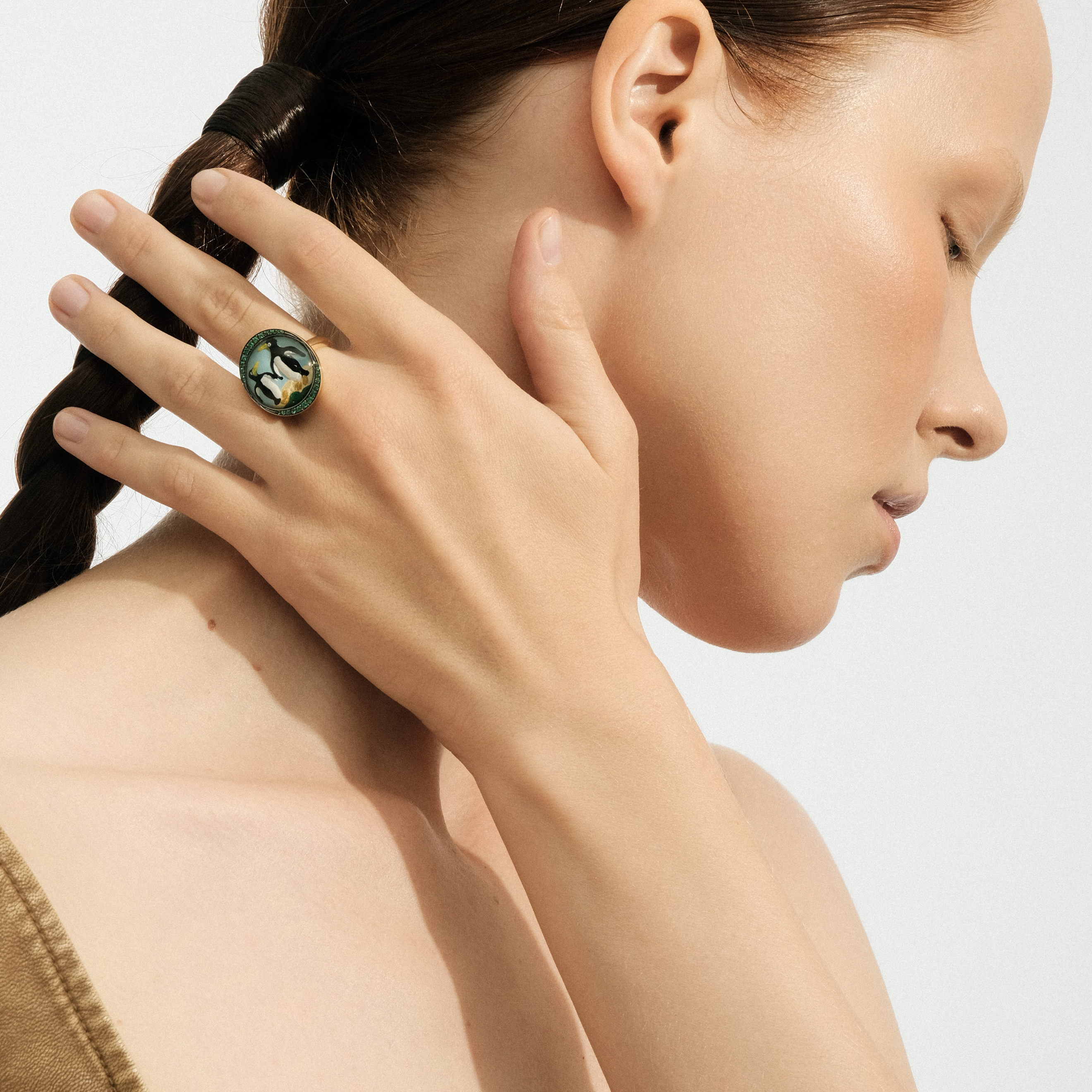 AURORA BOREALIS Gold Ring