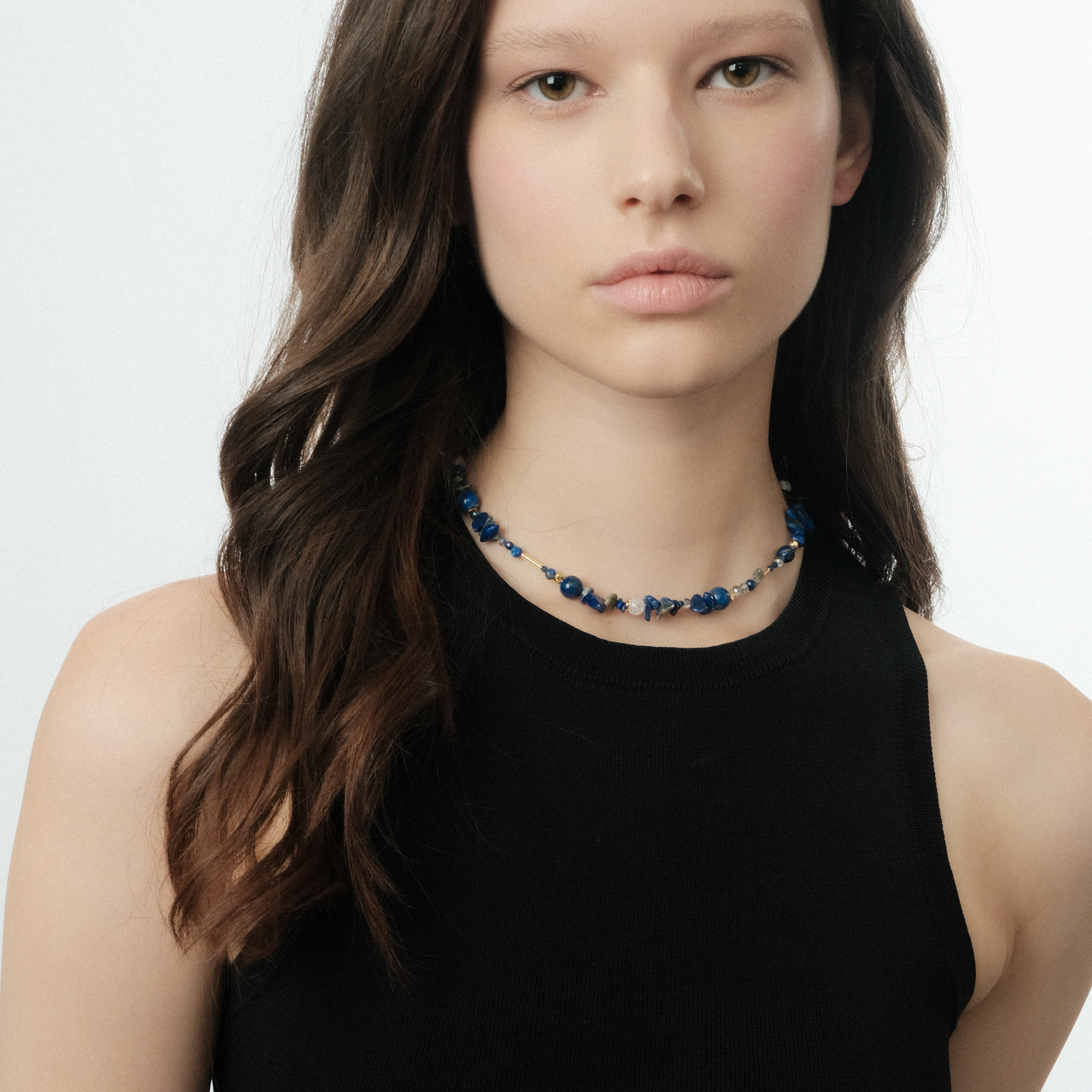 choker "Starry night of Van Gogh"