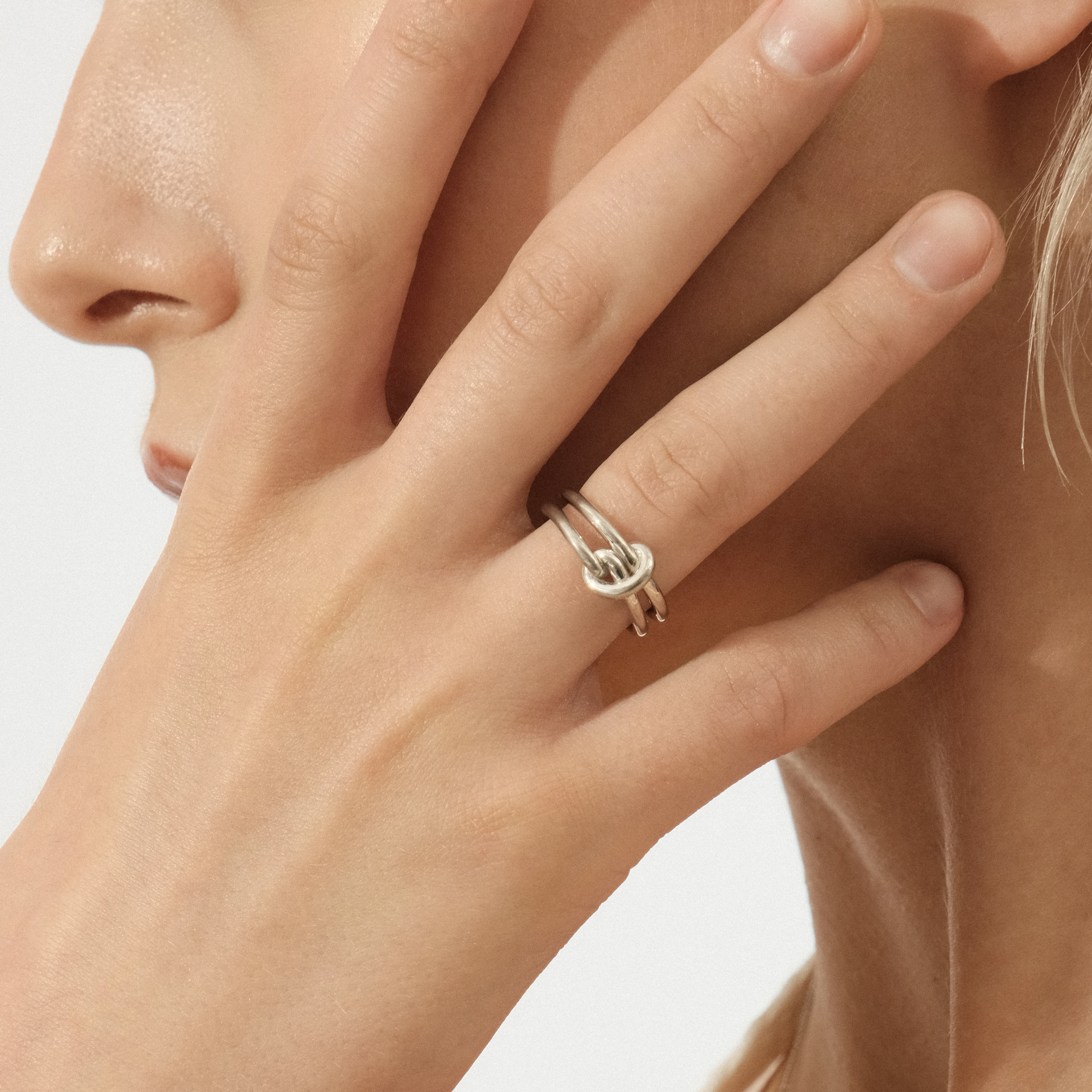 Кольцо из серебра с узлом Armenian Knot ring