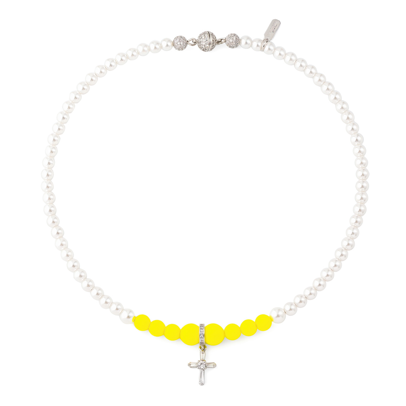 Ellen Conde Жемчужный чокер ellen conde многослойное жемчужное ожерелье с циркониевым крестом