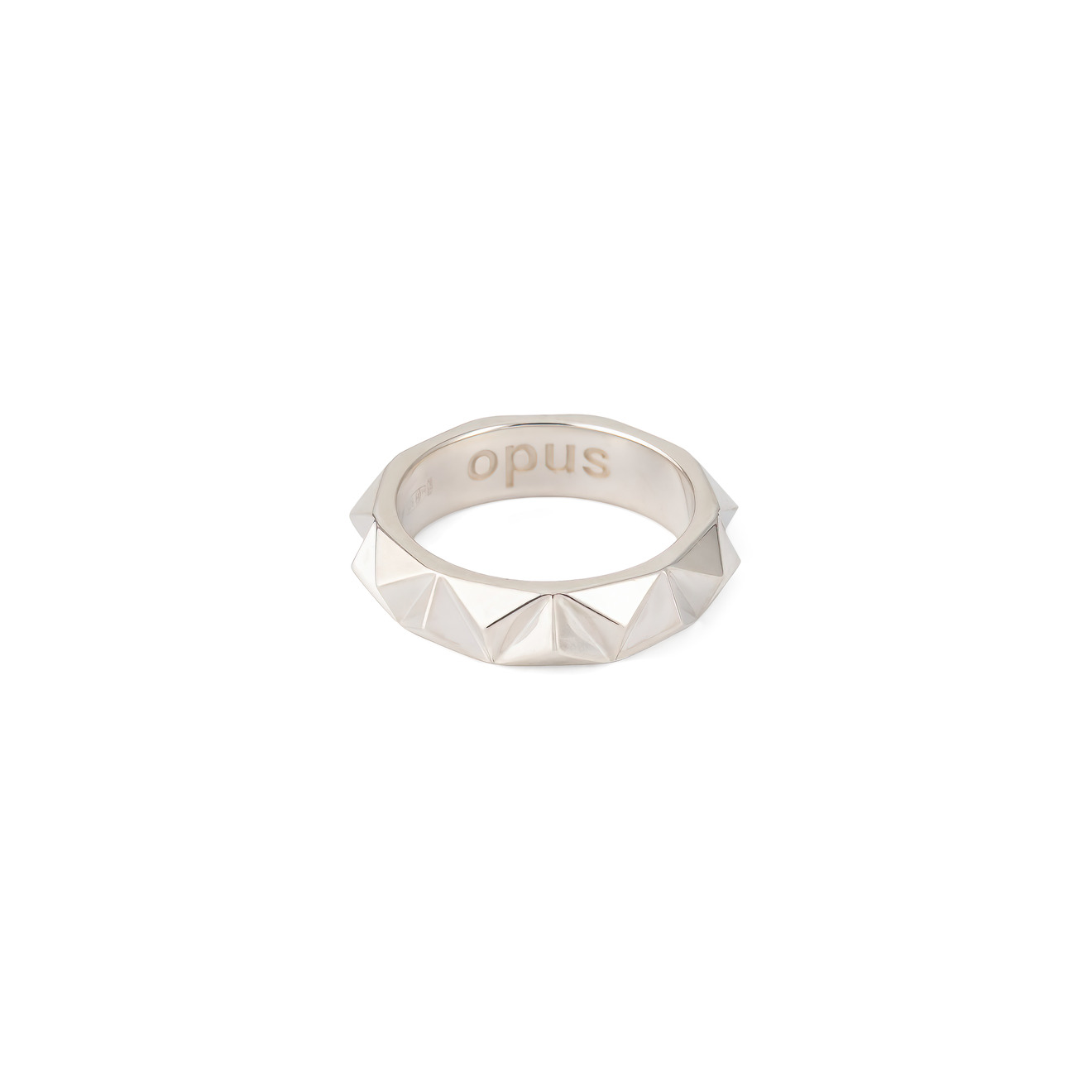 Opus Jewelry Кольцо из серебра с гранями Razor Band Ring 5 мм