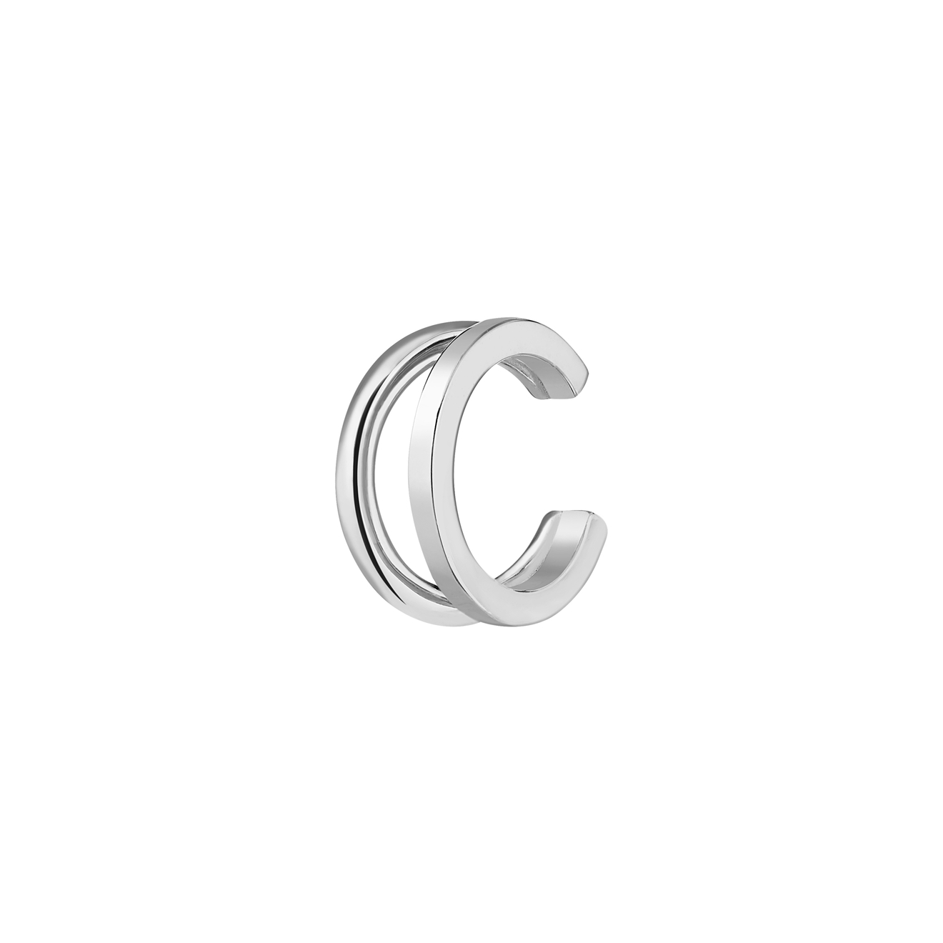 Каффы Ms. Marble Кафф из серебра с двойным сечением Karma new age