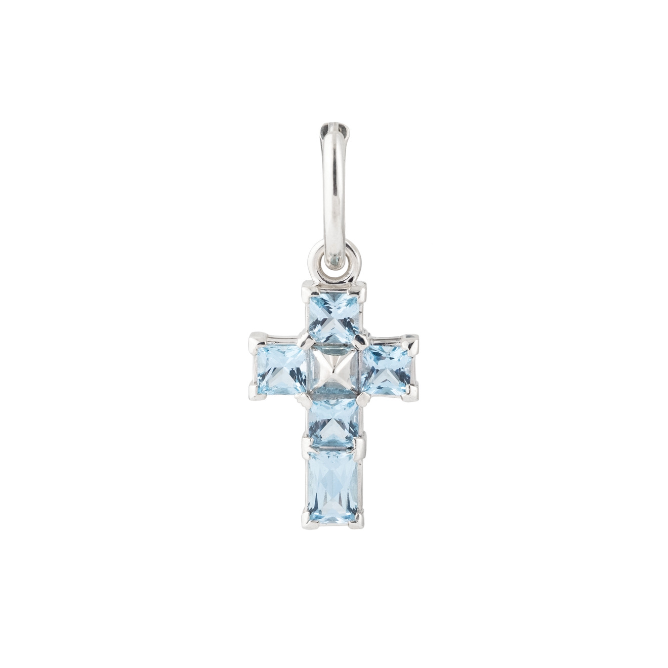 Opus Jewelry Моносерьга из серебра Net Cross Earring с топазом opus jewelry моносерьга из серебра net cross earring с хризолитом