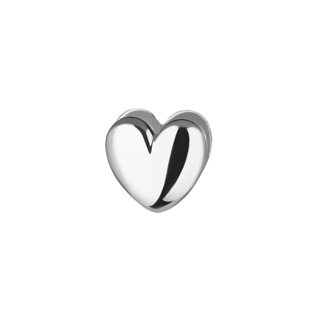Ms. Marble Моносерьга-сердце Prem из серебра ms marble подвеска волна flow на цепочке из серебра