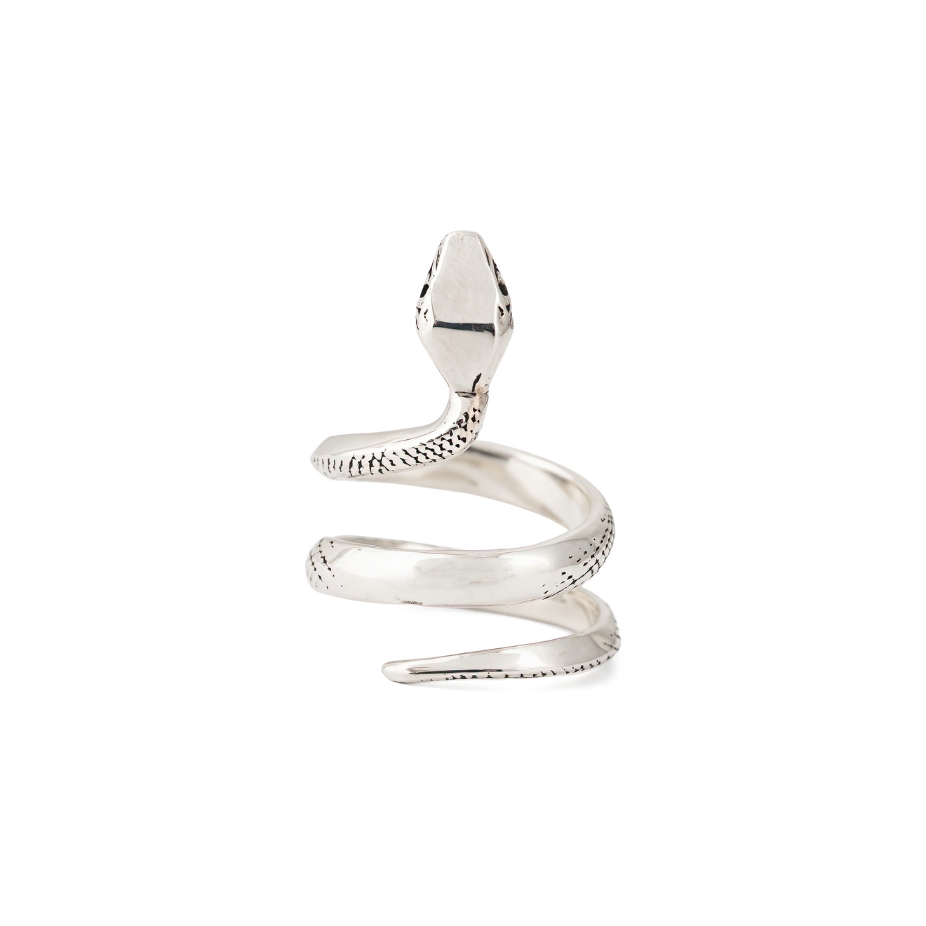 цена Arha jewelry кольцо-змея из серебра