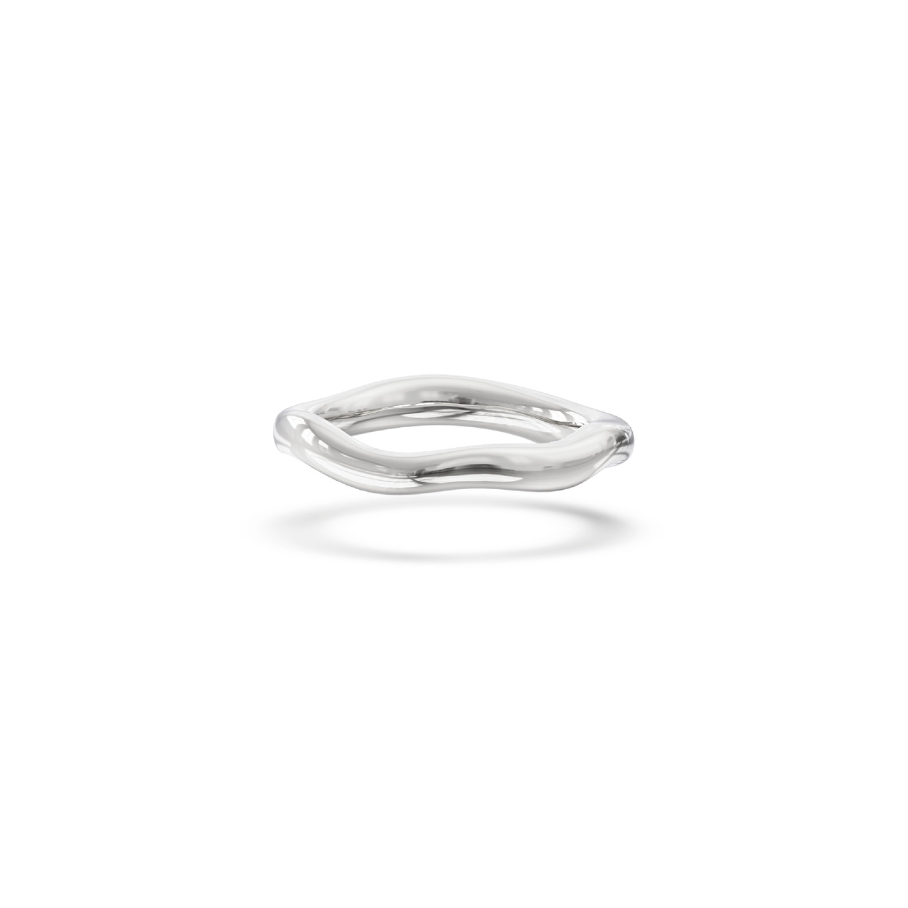 кольцо серебряное mie базовое wanderlust 18 размер Jewlia Базовое серебряное кольцо Bubble gum