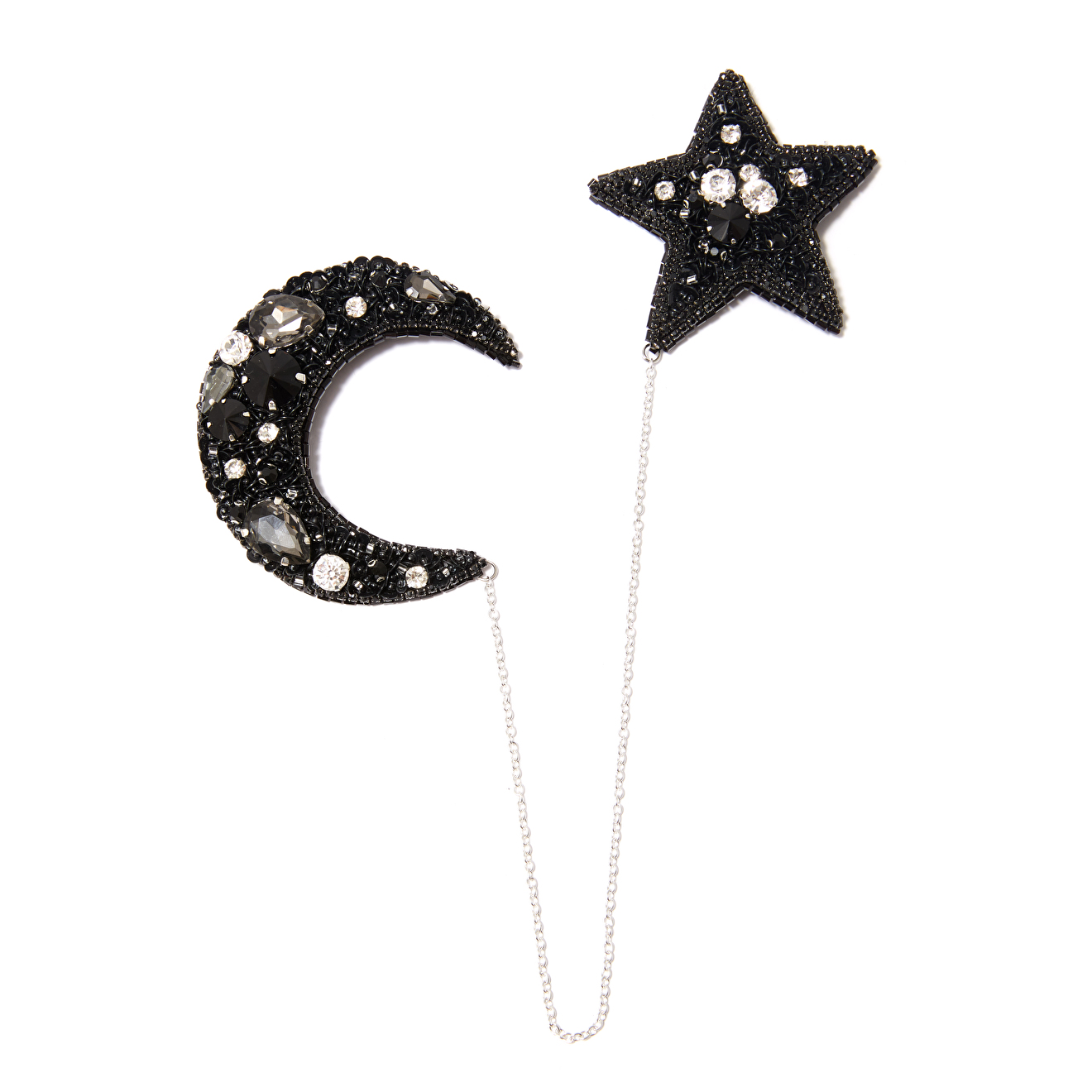 A set of brooches "The Month and the star"