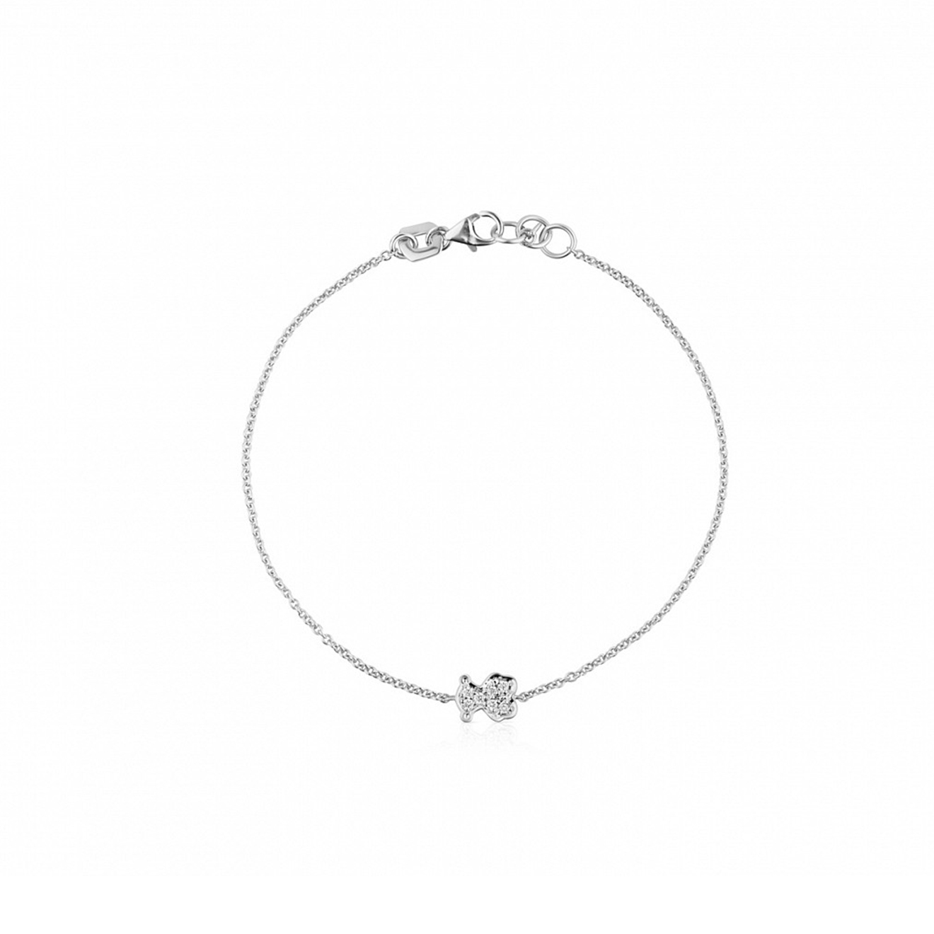 Icon Gems bracelet in white gold with diamonds