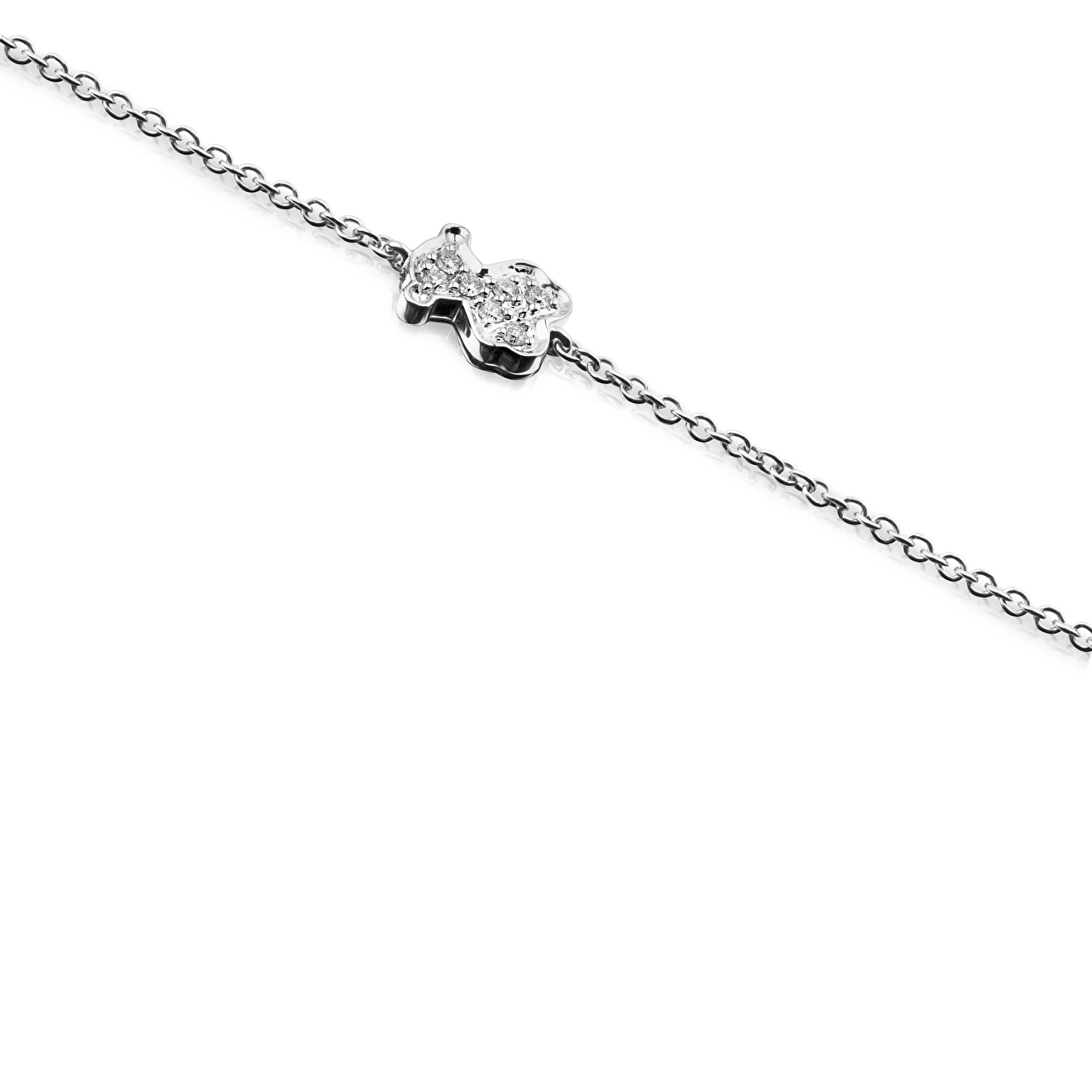 Icon Gems bracelet in white gold with diamonds