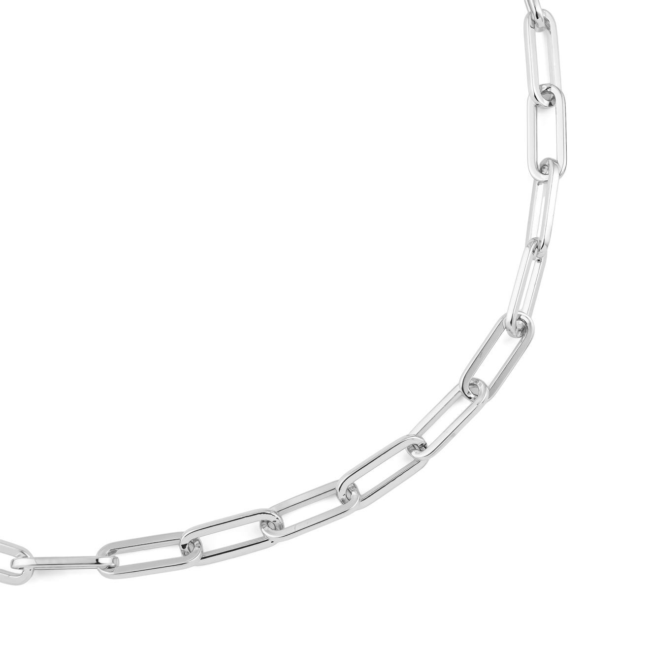 Ringstone Цепь Blanc silver средняя ожерелье ringstone blanc жемчужное с золотыми жемчужинами
