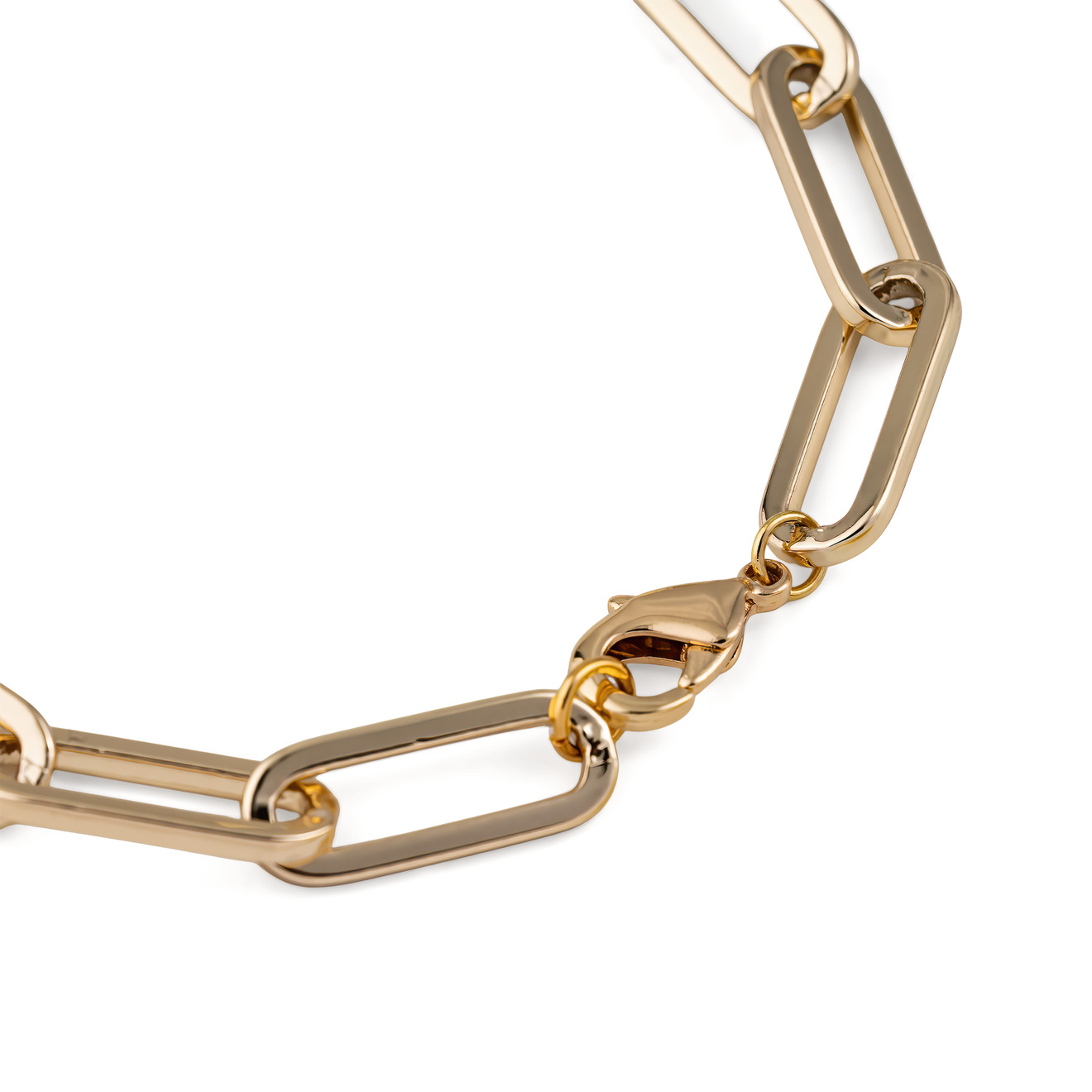 Ringstone Золотистый браслет-цепь Blanc gold aqua золотистый браслет цепь из круглых звеньев