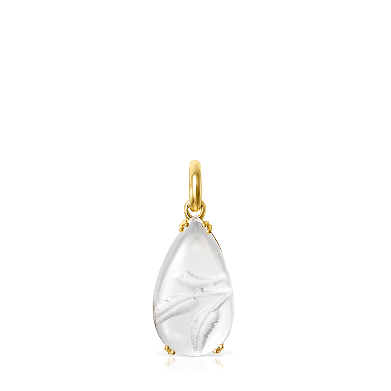 Vita pendant made of gold with quartz