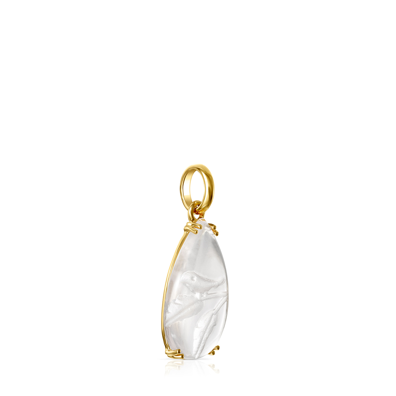 Vita pendant made of gold with quartz